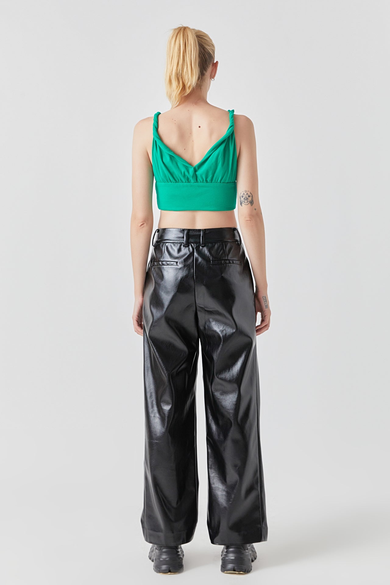 GREY LAB - Twisted Strap Tank Top - CAMI TOPS & TANK available at Objectrare