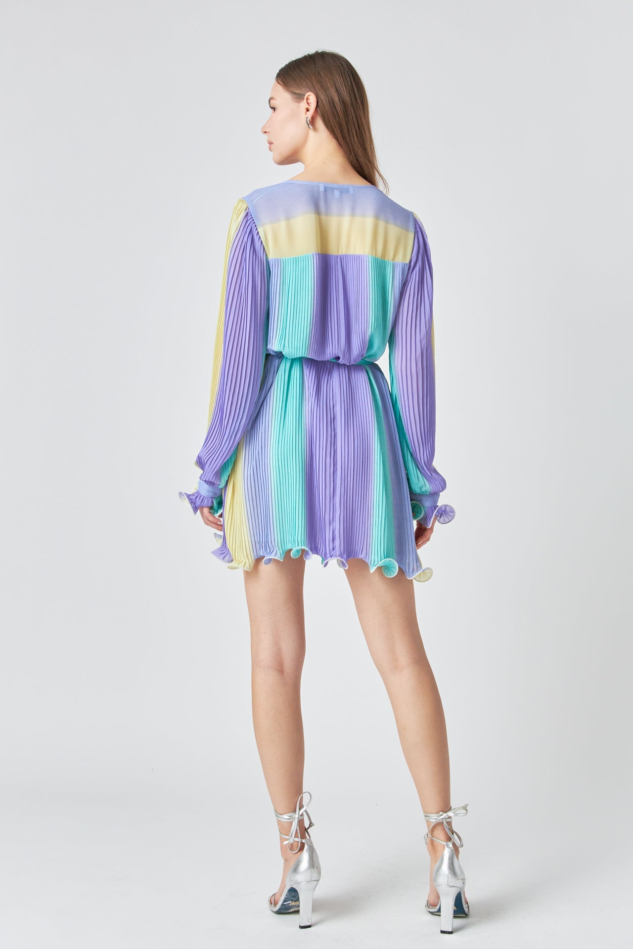 ENDLESS ROSE - Pleated Mini Dress - DRESSES available at Objectrare
