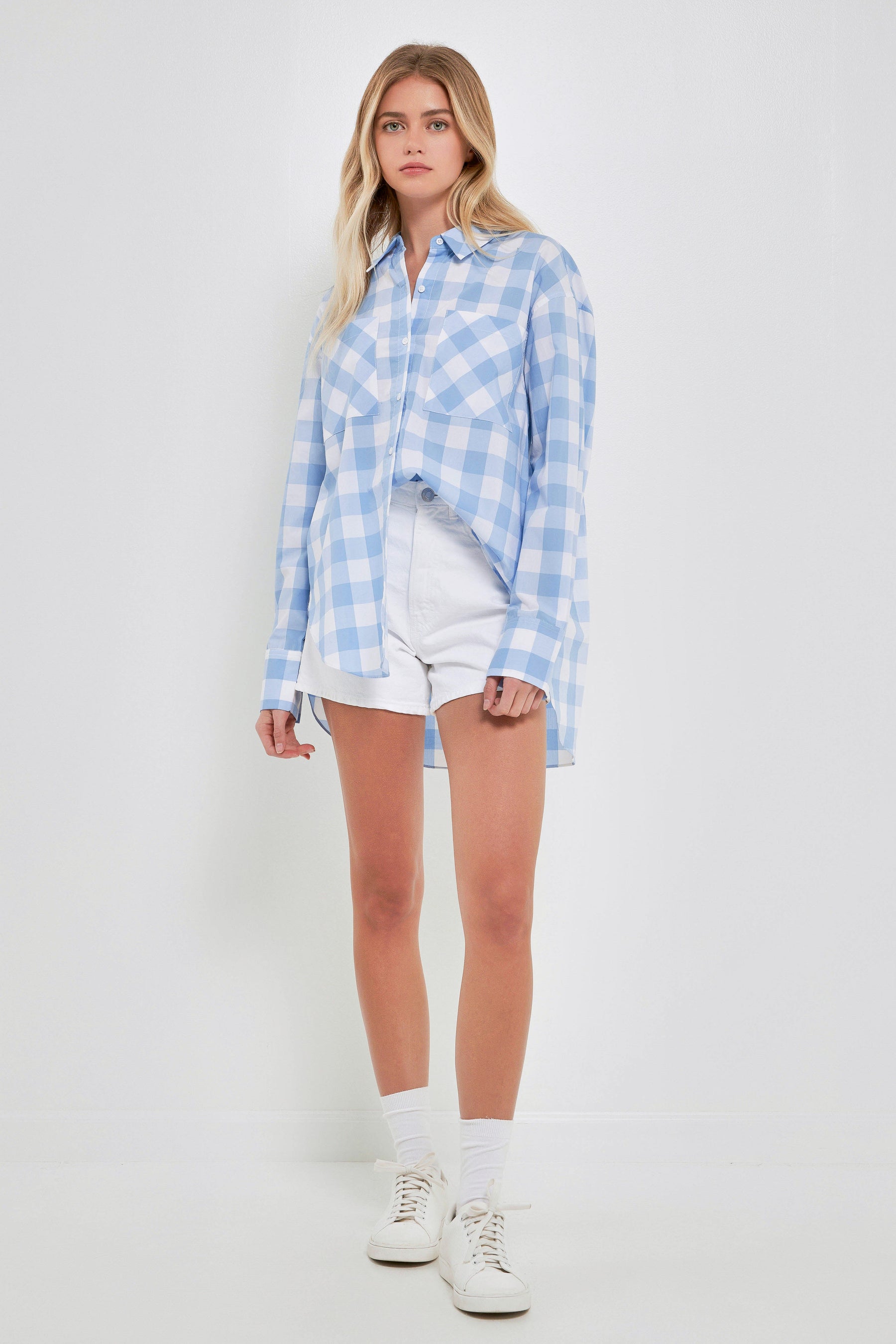 ENGLISH FACTORY - Gingham Checked Shirts - BLOUSES available at Objectrare
