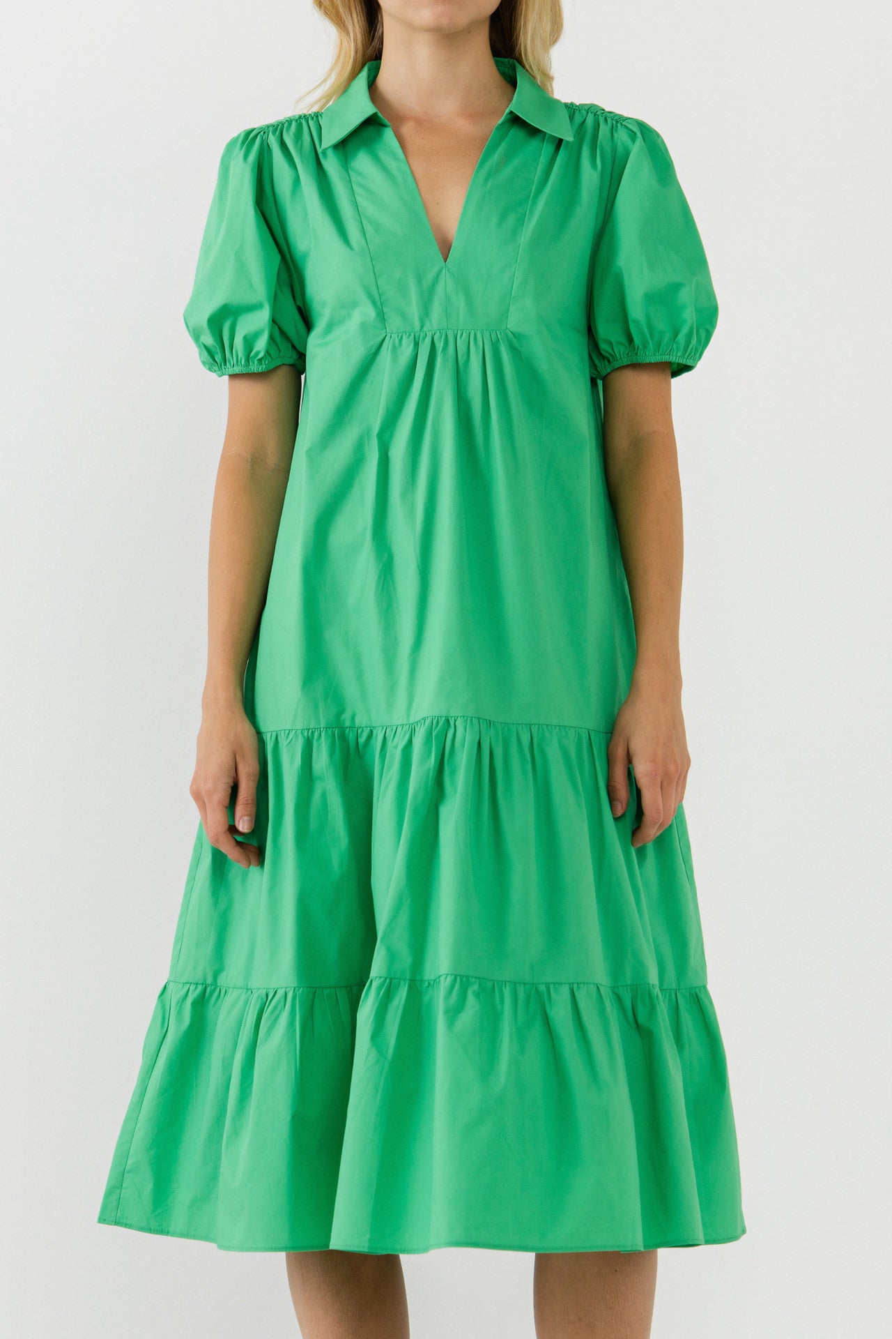 ENGLISH FACTORY - Poplin Midi Dress - DRESSES available at Objectrare