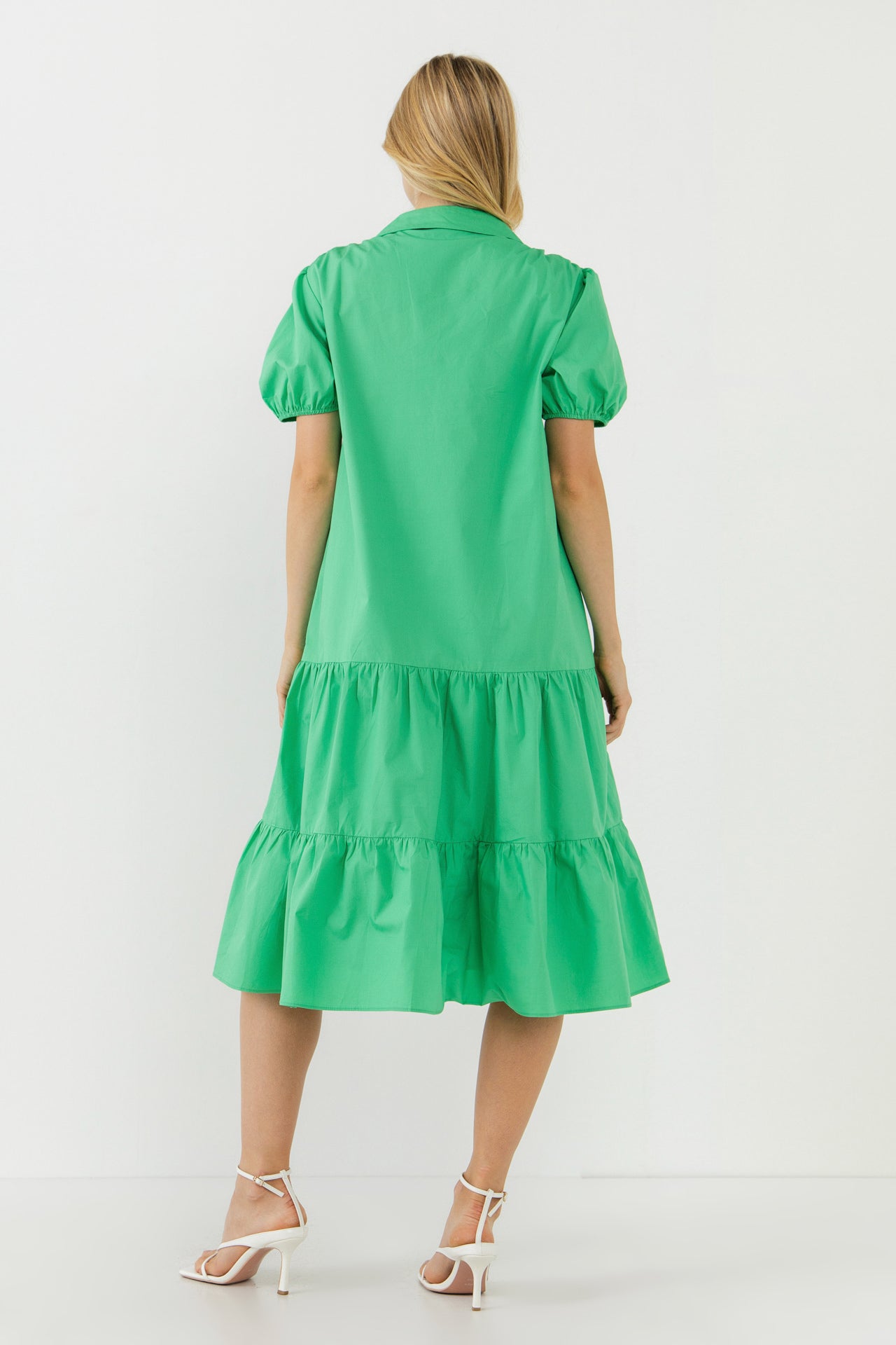 ENGLISH FACTORY - Poplin Midi Dress - DRESSES available at Objectrare