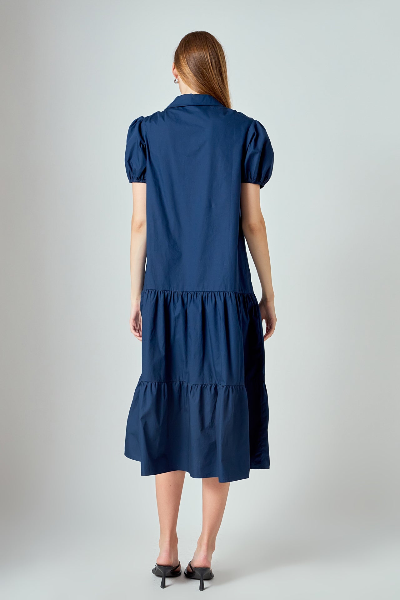 LA'VEN - Poplin Midi Dress - DRESSES available at Objectrare