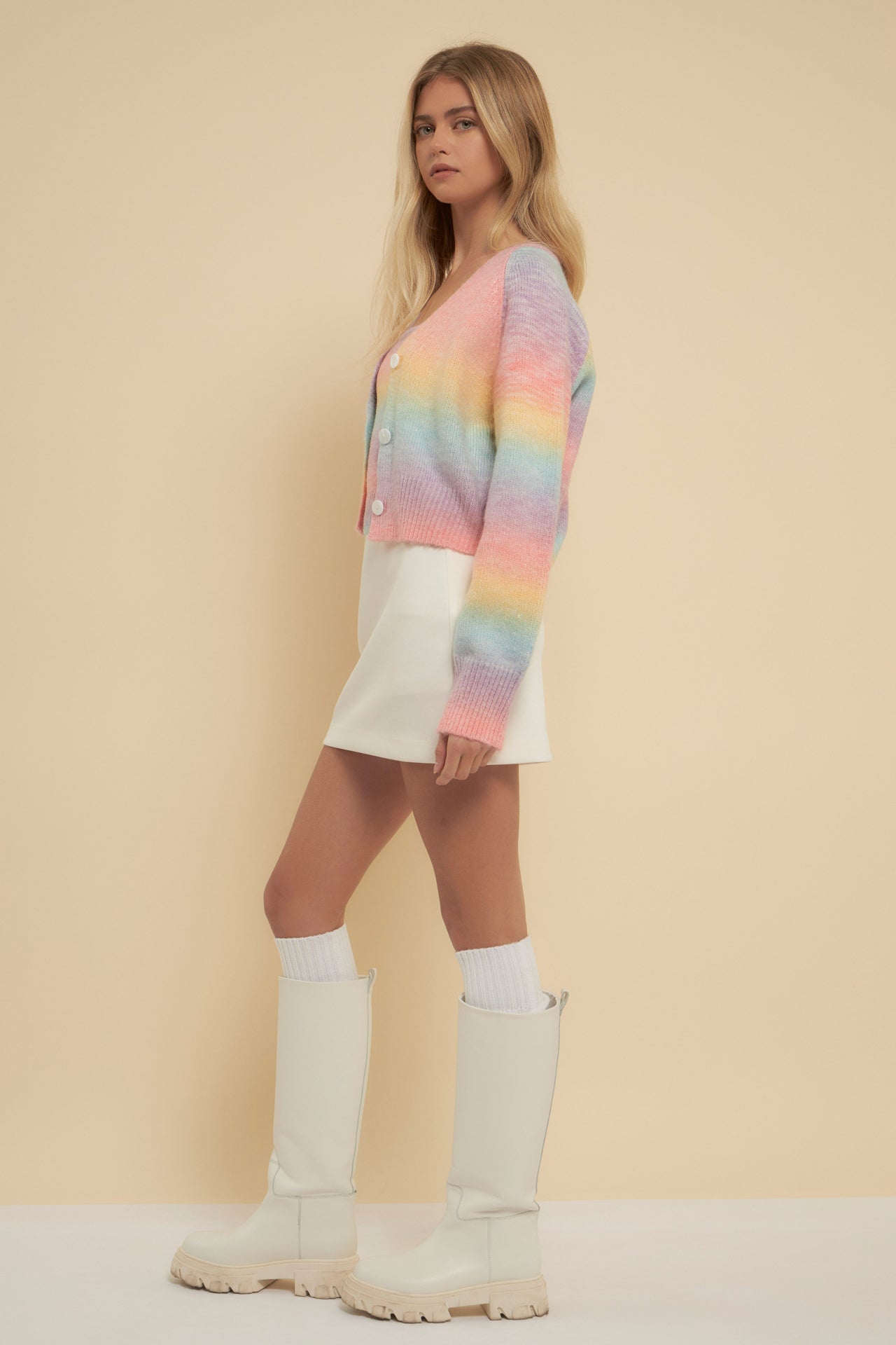 ENGLISH FACTORY - Multi-color Knit Top - T-SHIRTS available at Objectrare