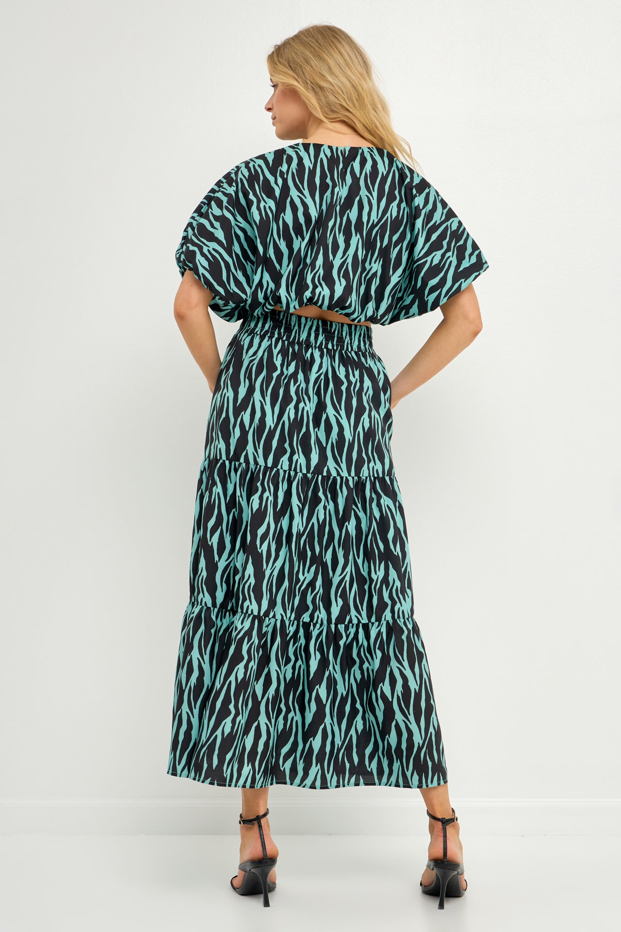 ENGLISH FACTORY - Tiger Print Maxi Skirt - SKIRTS available at Objectrare