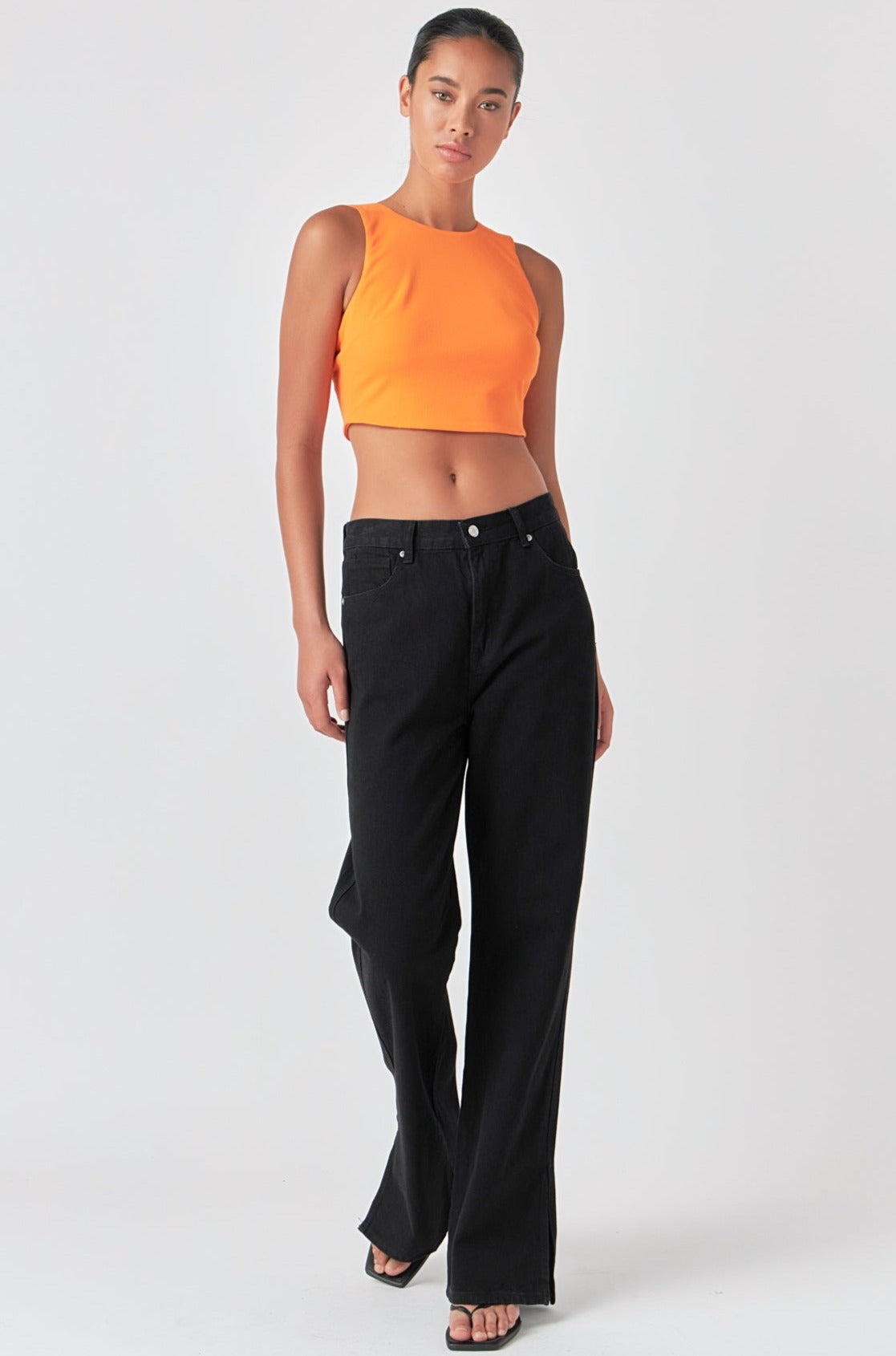 GREY LAB - Back Schrunchie Tank Top - TOPS available at Objectrare