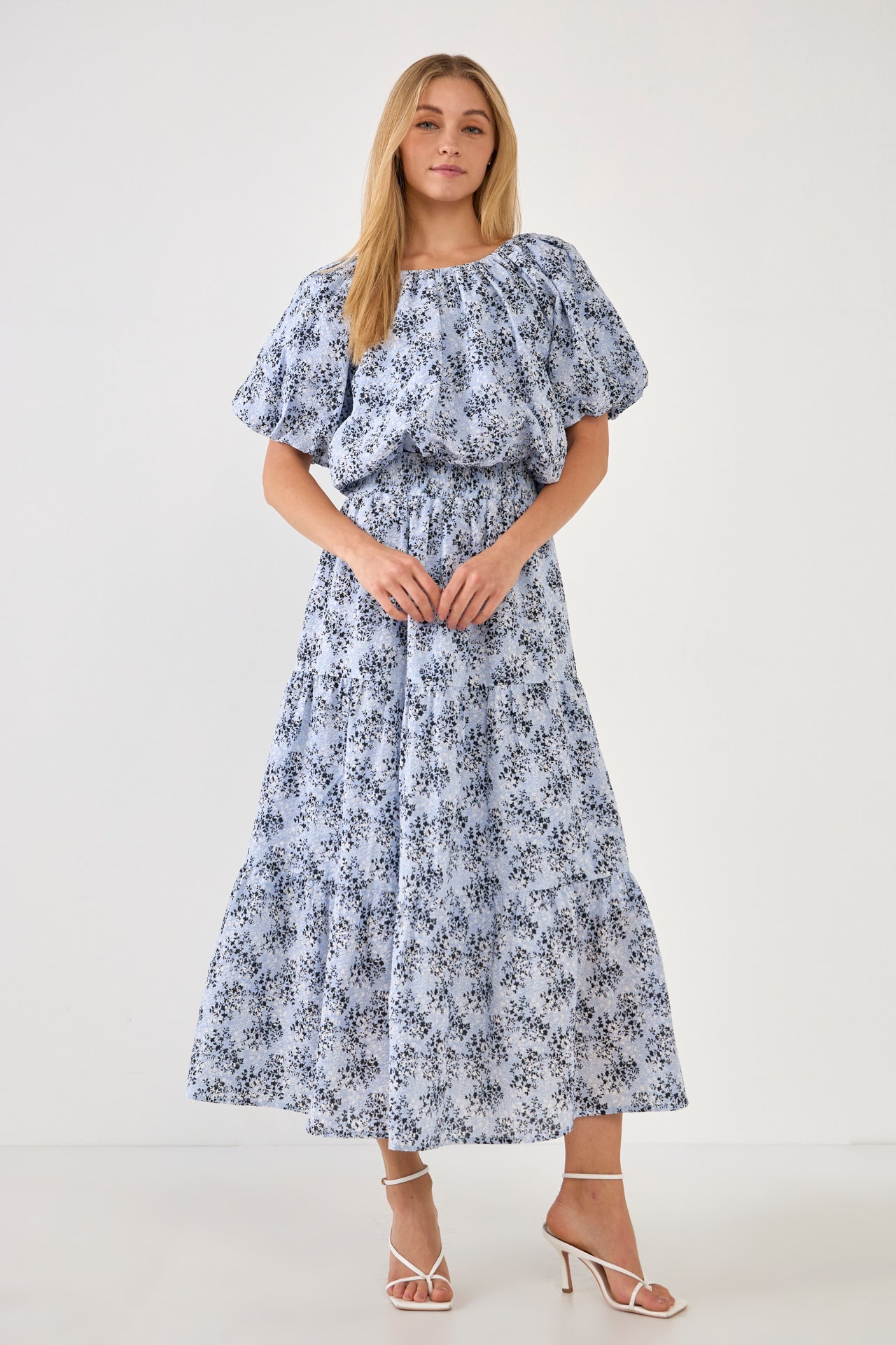 ENGLISH FACTORY - Floral Tiered Maxi Skirt - SKIRTS available at Objectrare