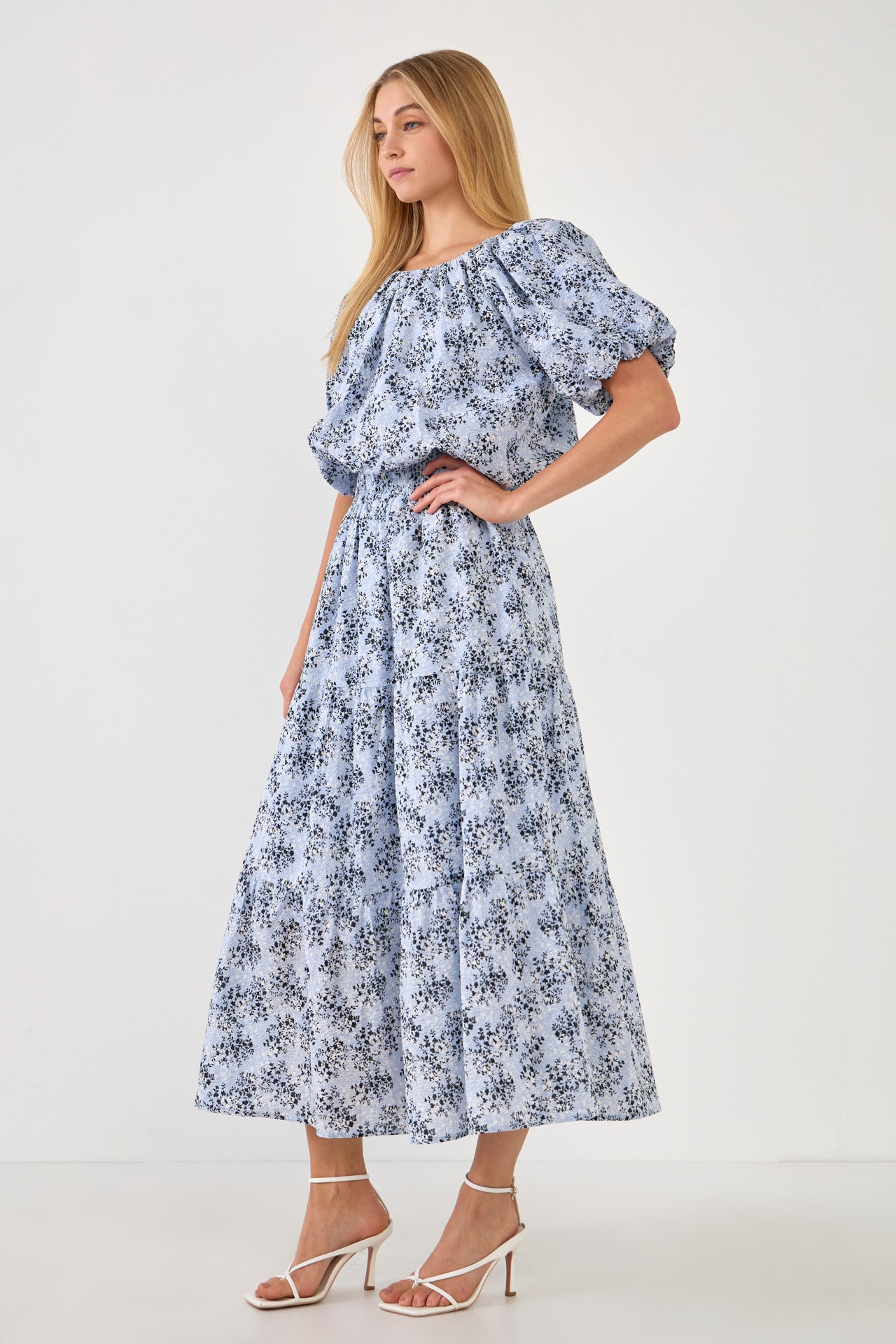 ENGLISH FACTORY - Floral Tiered Maxi Skirt - SKIRTS available at Objectrare