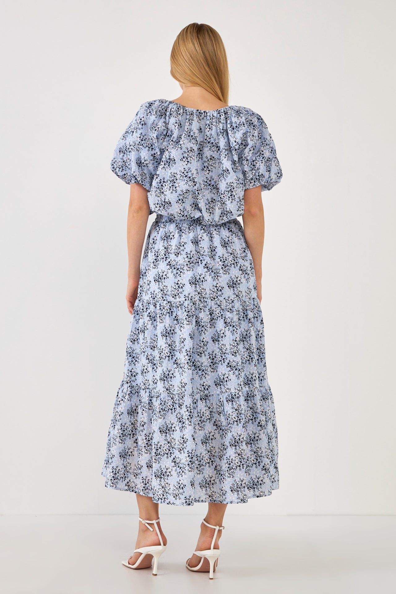 ENGLISH FACTORY - Floral Tiered Maxi Skirt - SKIRTS available at Objectrare