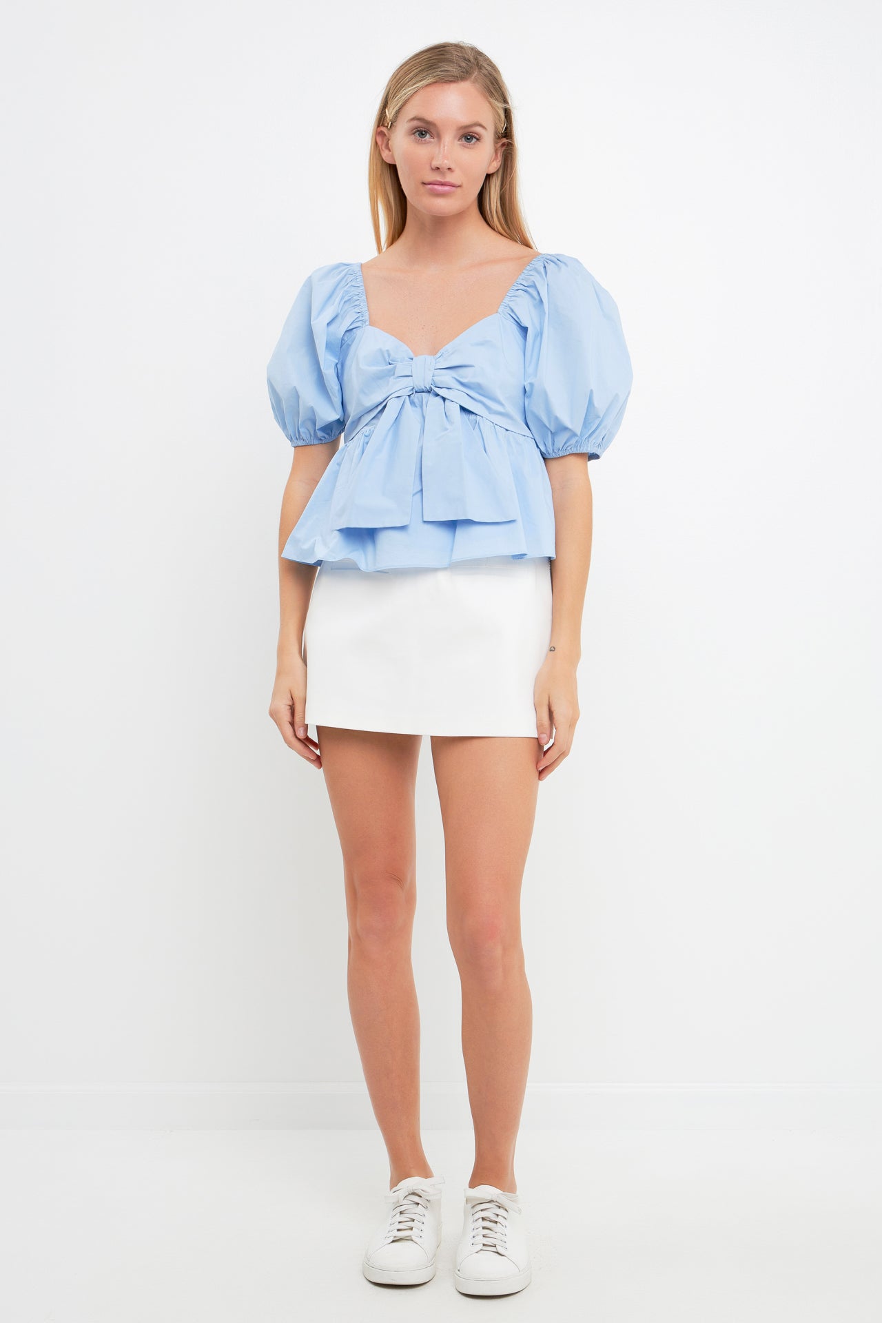 ENGLISH FACTORY - Sweetheart Top with Bow - TOPS available at Objectrare