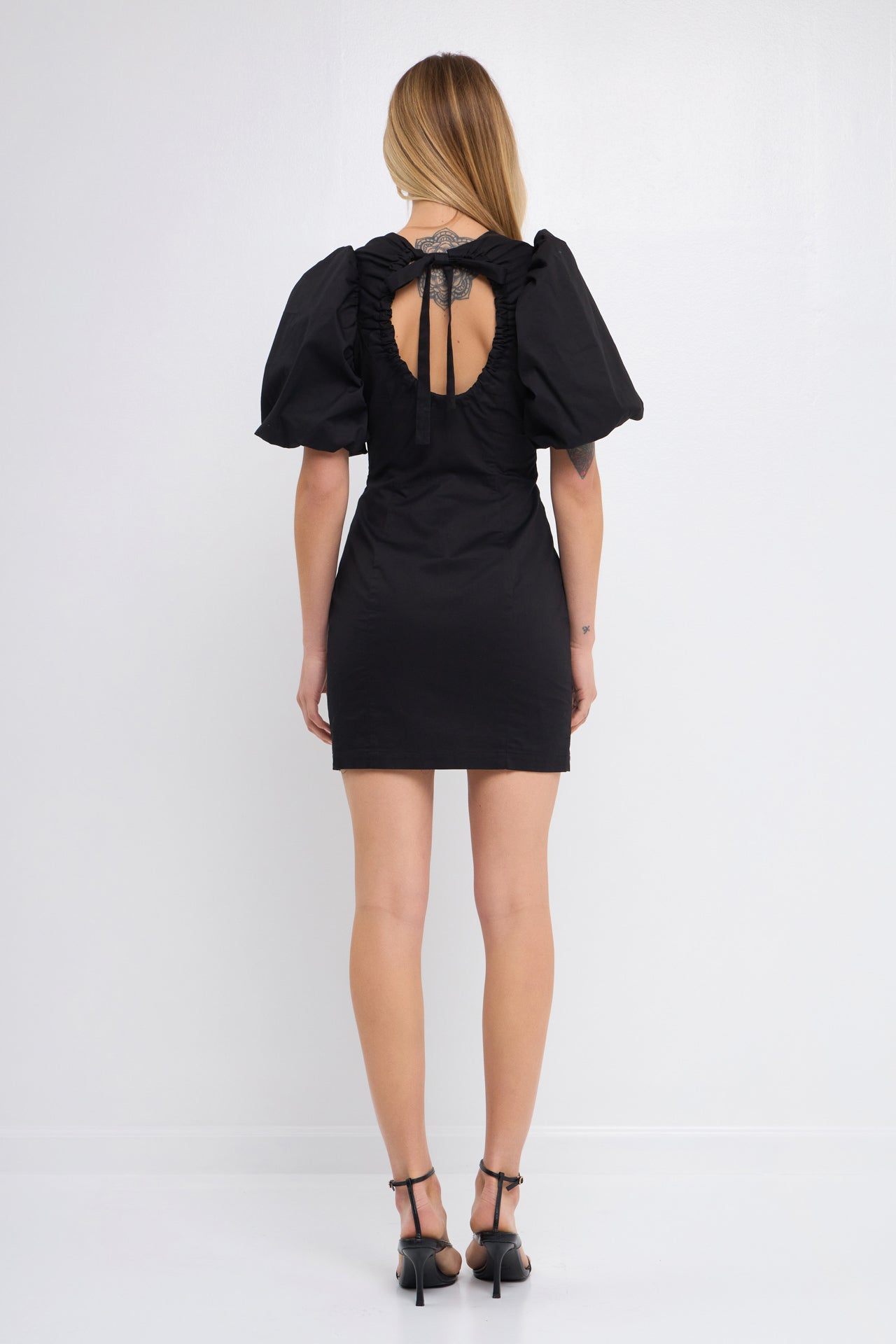 ENDLESS ROSE - Back Schrunchie Mini Dress - DRESSES available at Objectrare