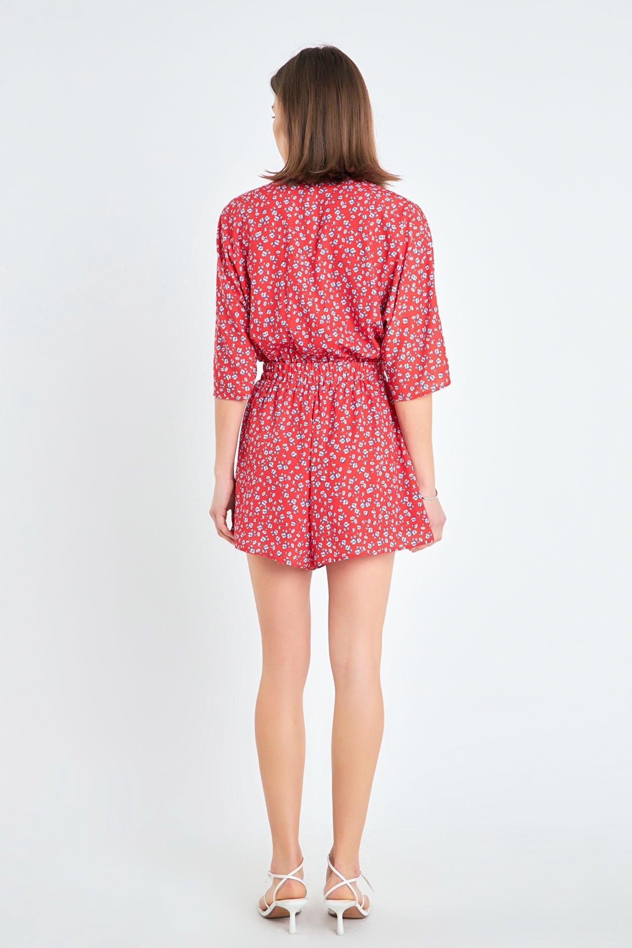 ENGLISH FACTORY - Floral Tied Romper - ROMPERS available at Objectrare