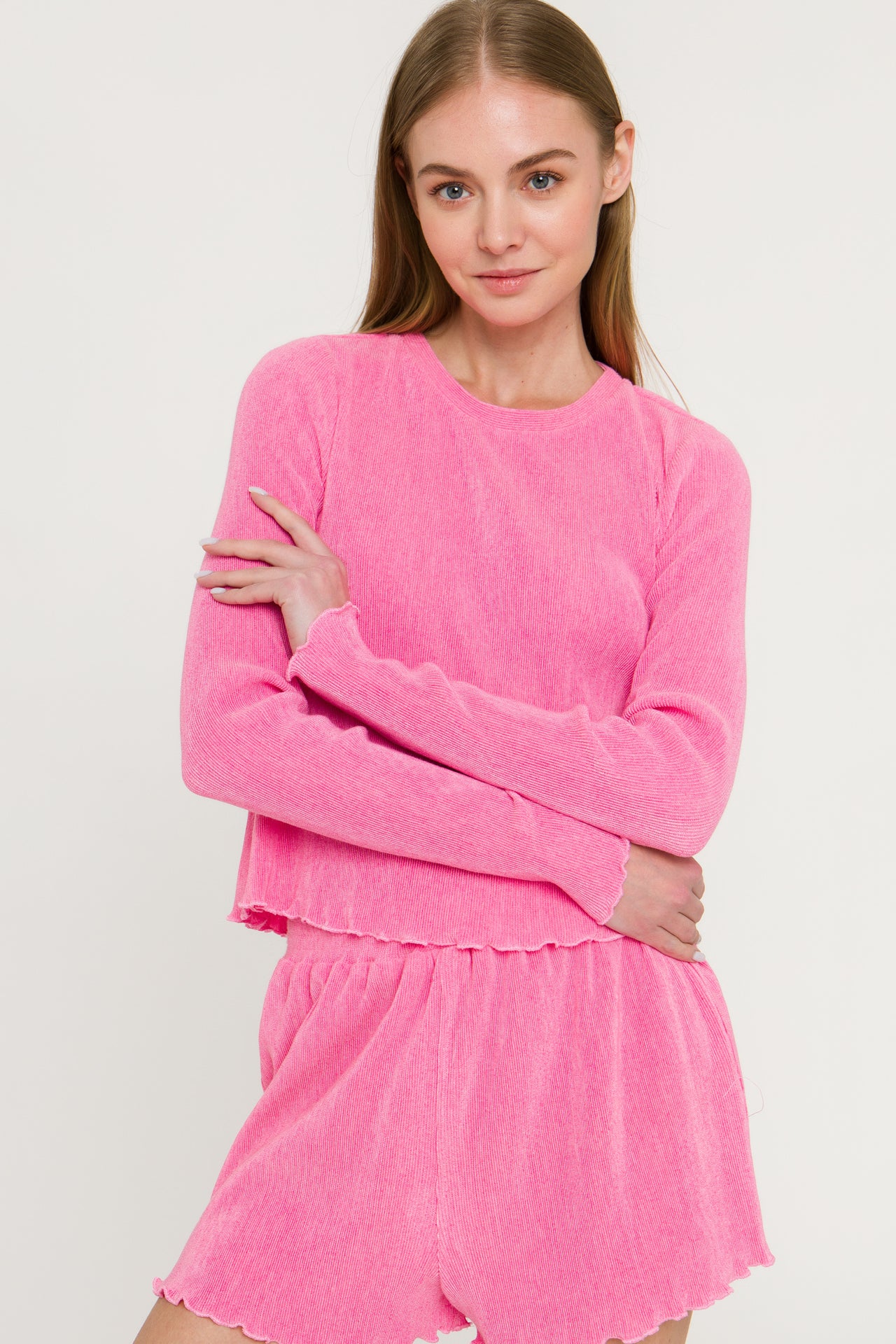 MARSY - Pleated Shorts - SHORTS available at Objectrare