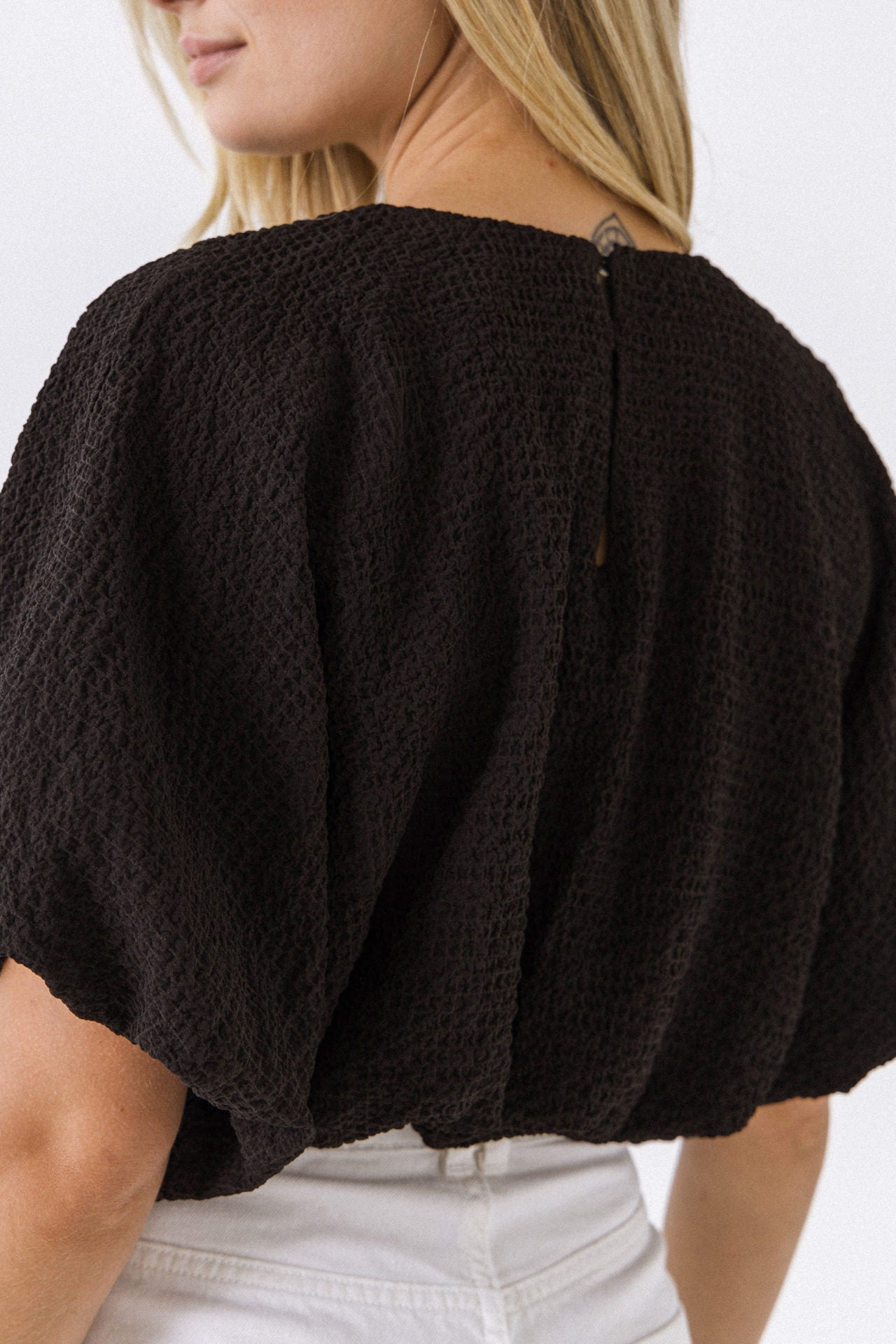 LA'VEN - Voluminous Cropped Top - TOPS available at Objectrare