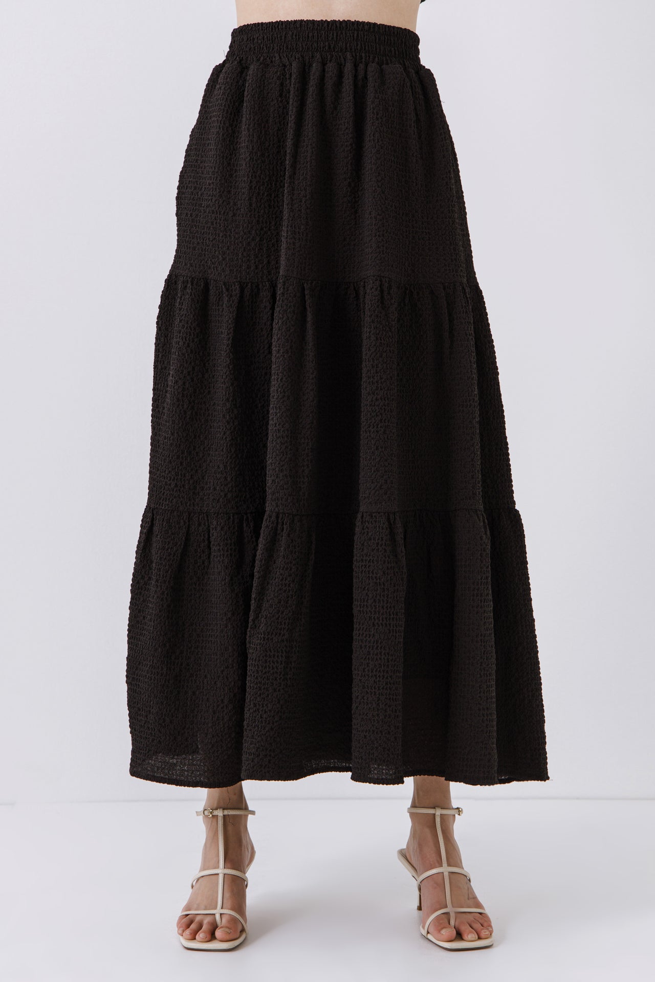 LA'VEN - Tiered Maxi Skirt - SKIRTS available at Objectrare
