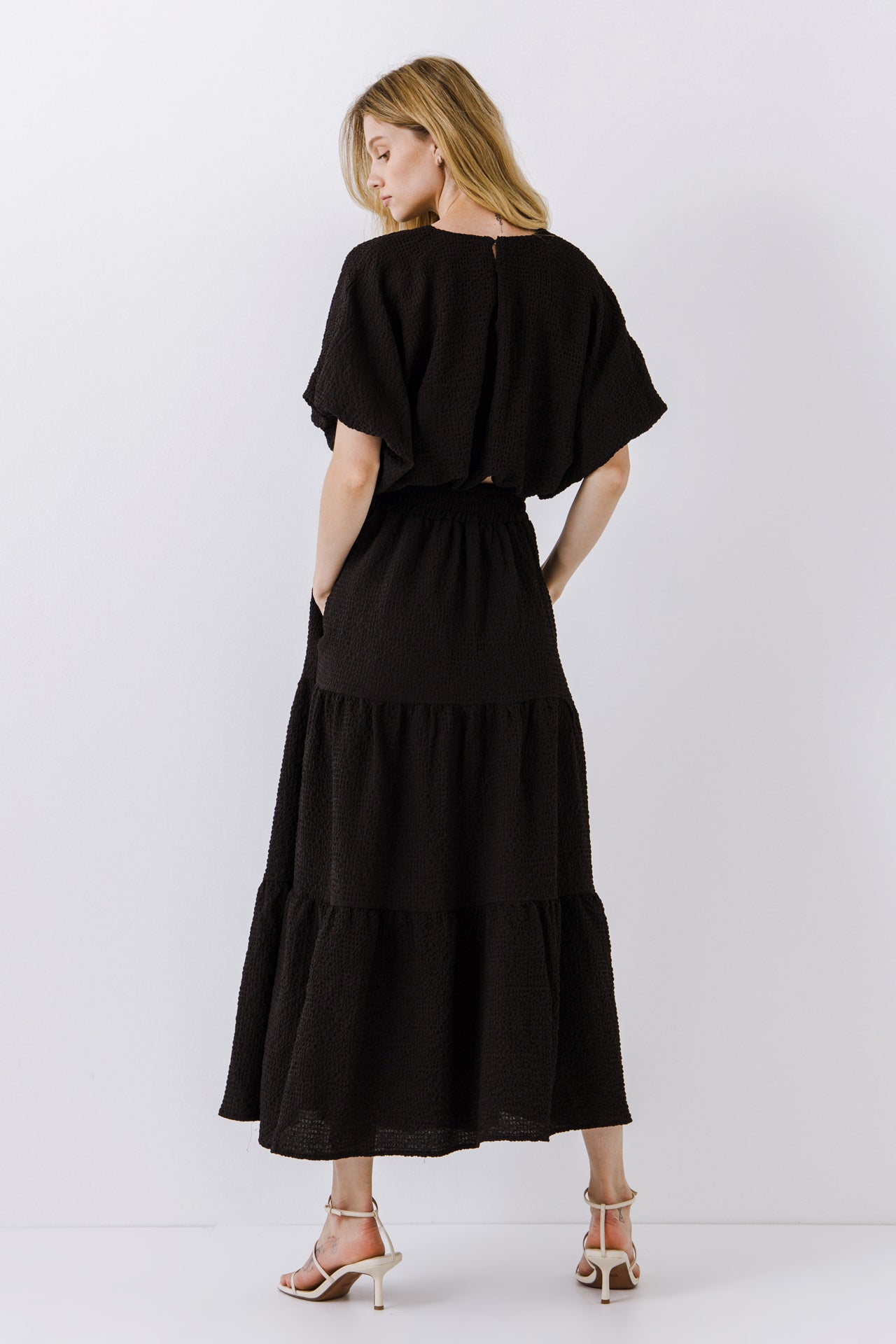 LA'VEN - Tiered Maxi Skirt - SKIRTS available at Objectrare
