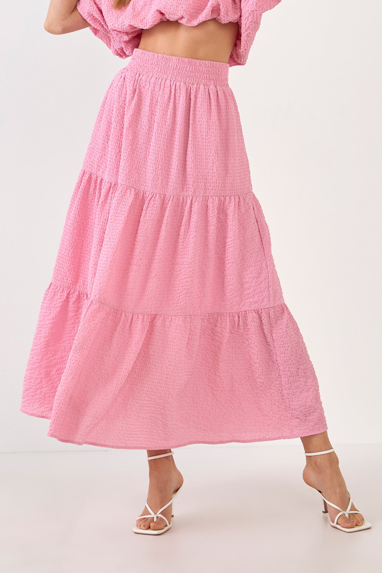 Tiered Maxi Skirt