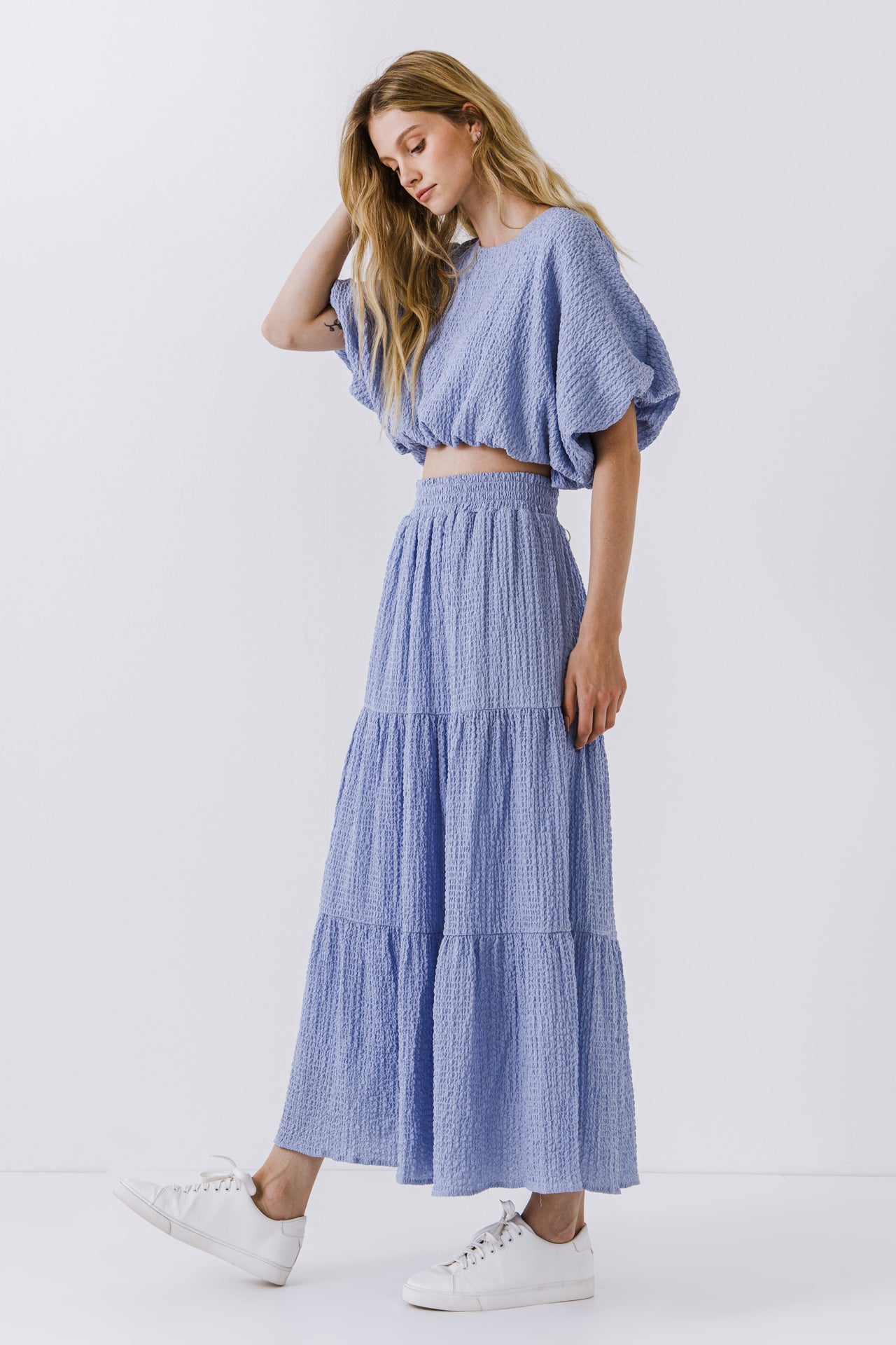 LA'VEN - Tiered Maxi Skirt - SKIRTS available at Objectrare