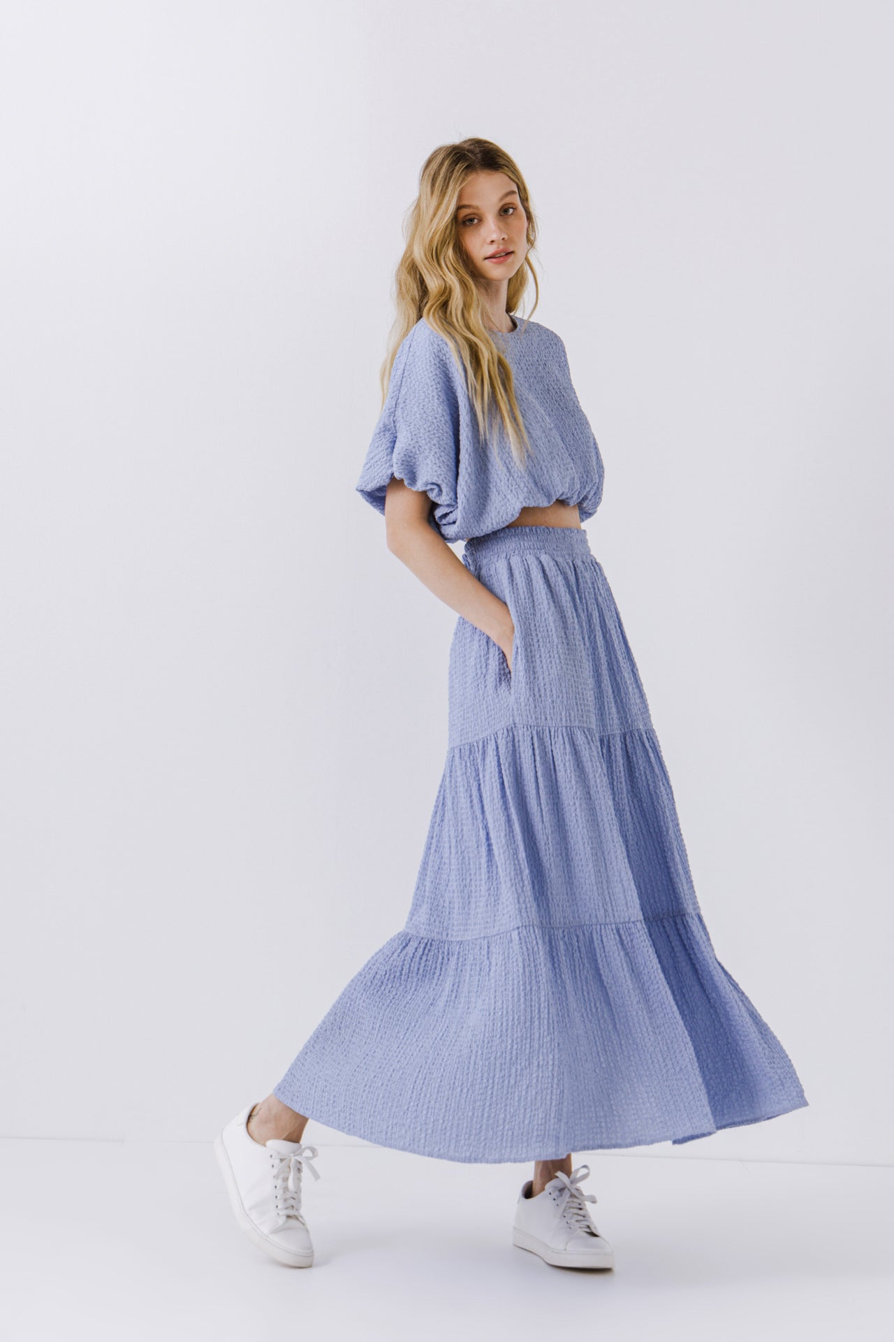LA'VEN - Tiered Maxi Skirt - SKIRTS available at Objectrare