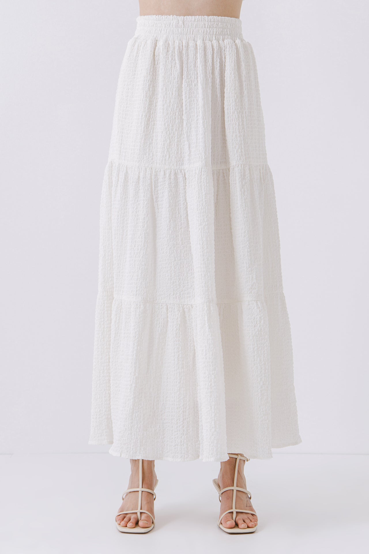 Tiered Maxi Skirt