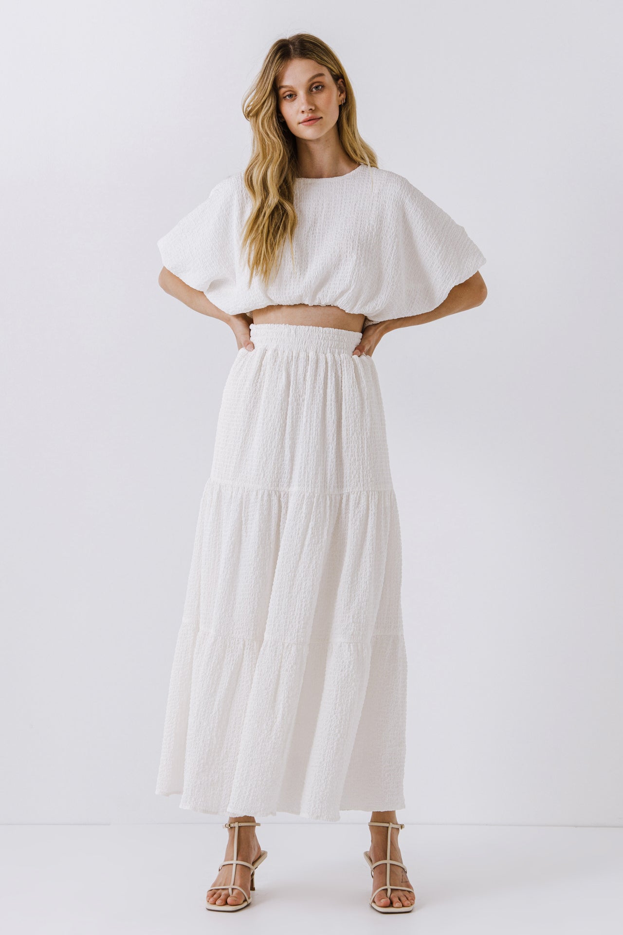 Tiered Maxi Skirt