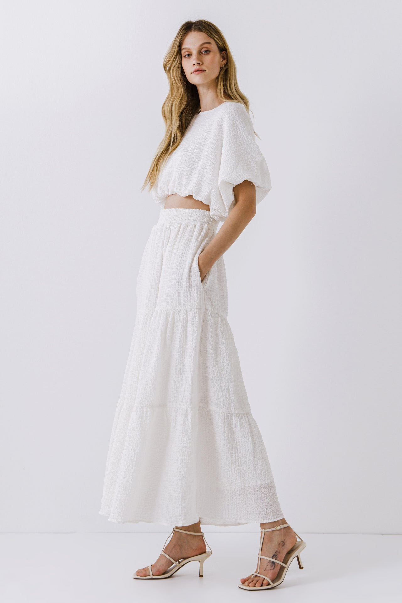 Tiered Maxi Skirt