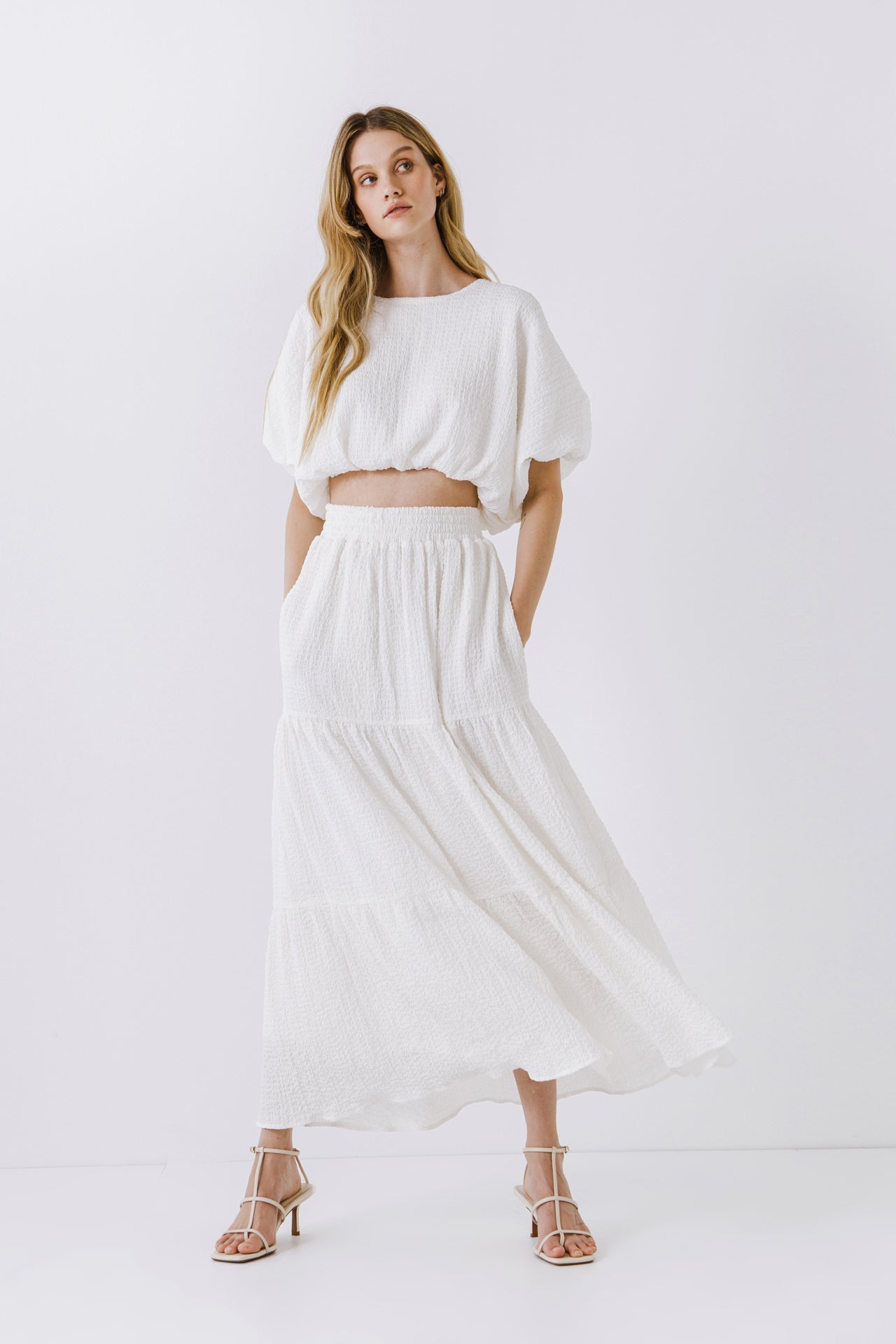 Tiered Maxi Skirt