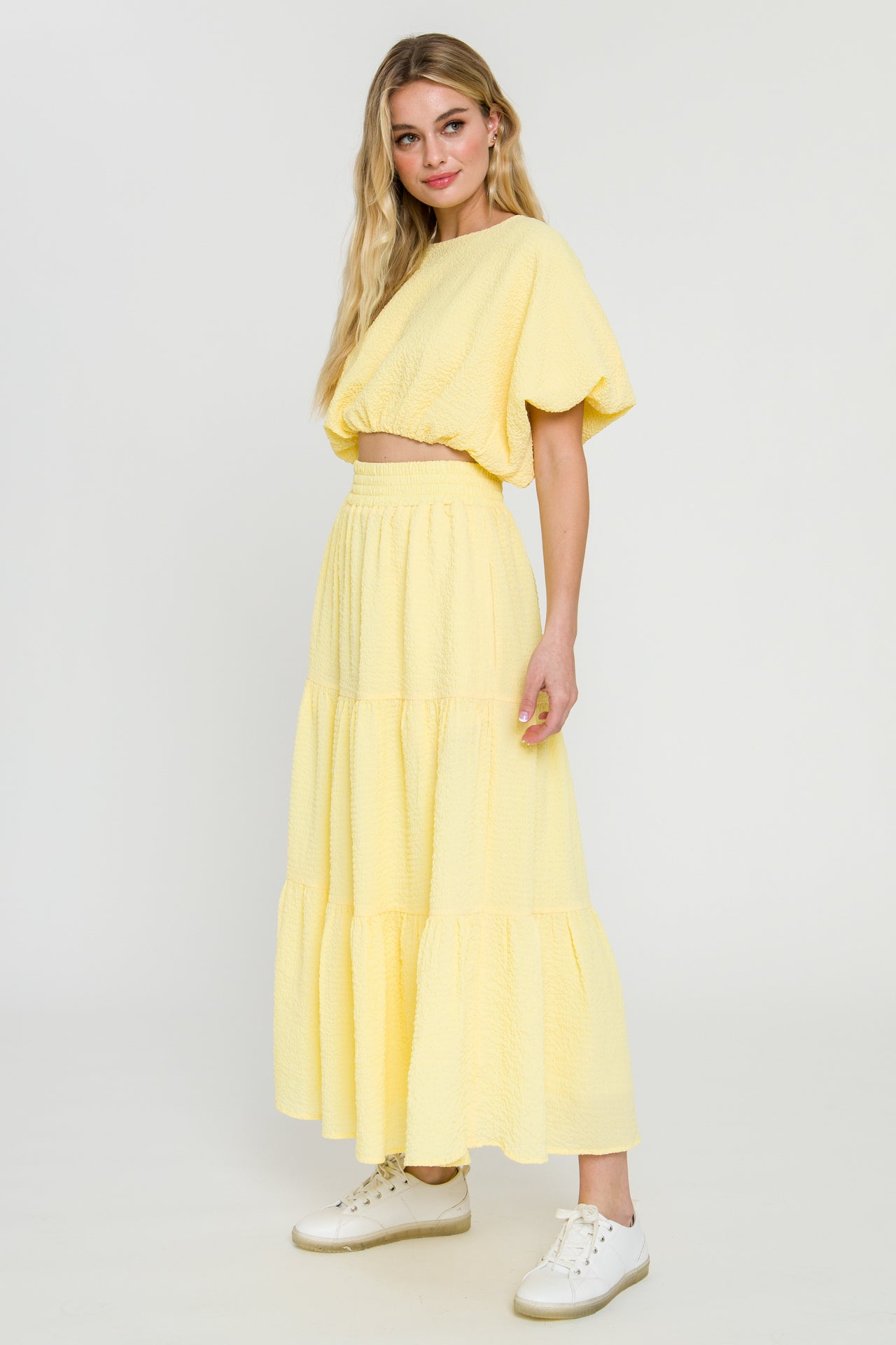 LA'VEN - Tiered Maxi Skirt - SKIRTS available at Objectrare