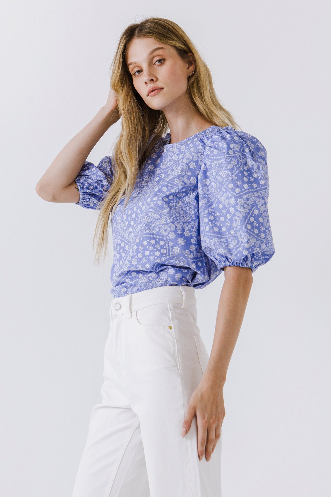 ENGLISH FACTORY - Women Woven Paisley Blouse - TOPS available at Objectrare