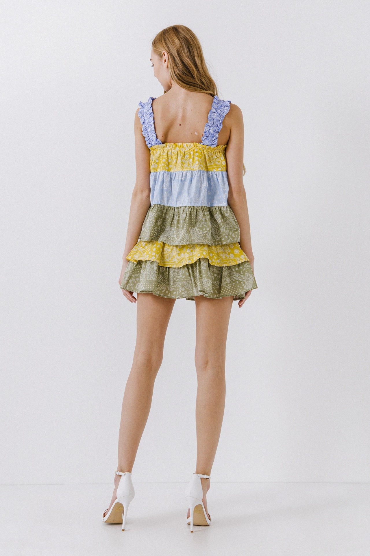 ENGLISH FACTORY - Colorblock Paisley Top - TOPS available at Objectrare