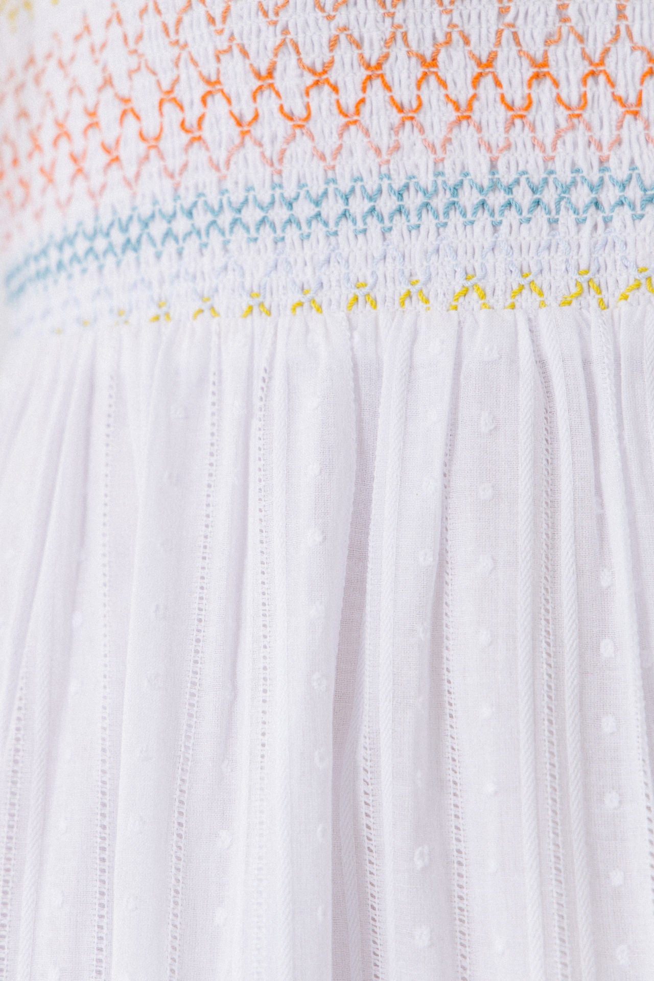 FREE THE ROSES - Multicolor Smocked Dress - DRESSES available at Objectrare
