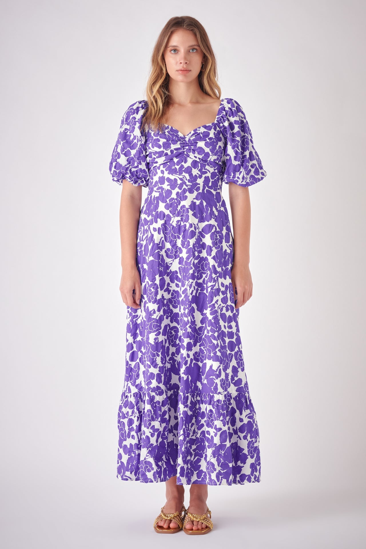 free the roses floral print maxi dress Floral Print Maxi Dress
