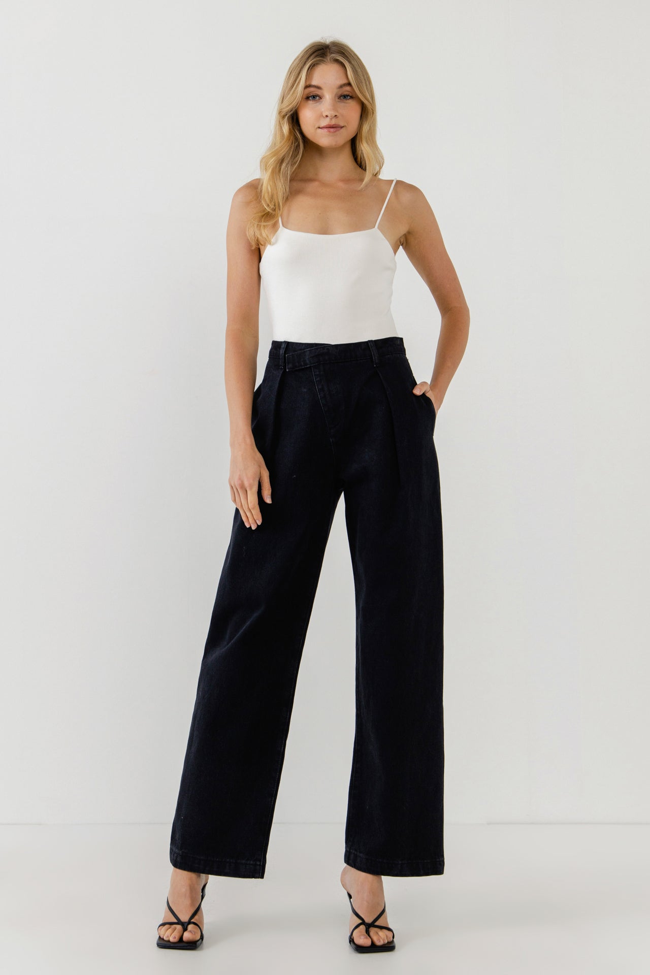 GREY LAB - Wrapped Detail Jean - JEANS available at Objectrare