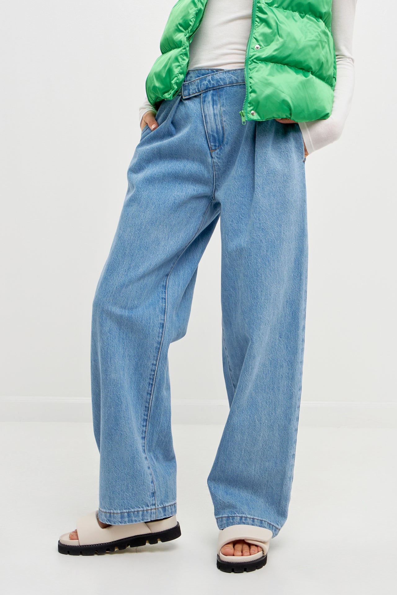 GREY LAB - Wrapped Detail Jean - JEANS available at Objectrare
