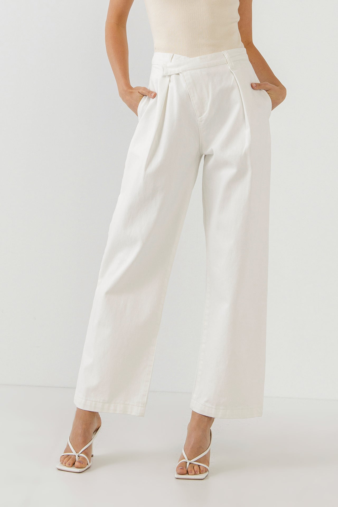GREY LAB - Wrapped Detail Jean - JEANS available at Objectrare