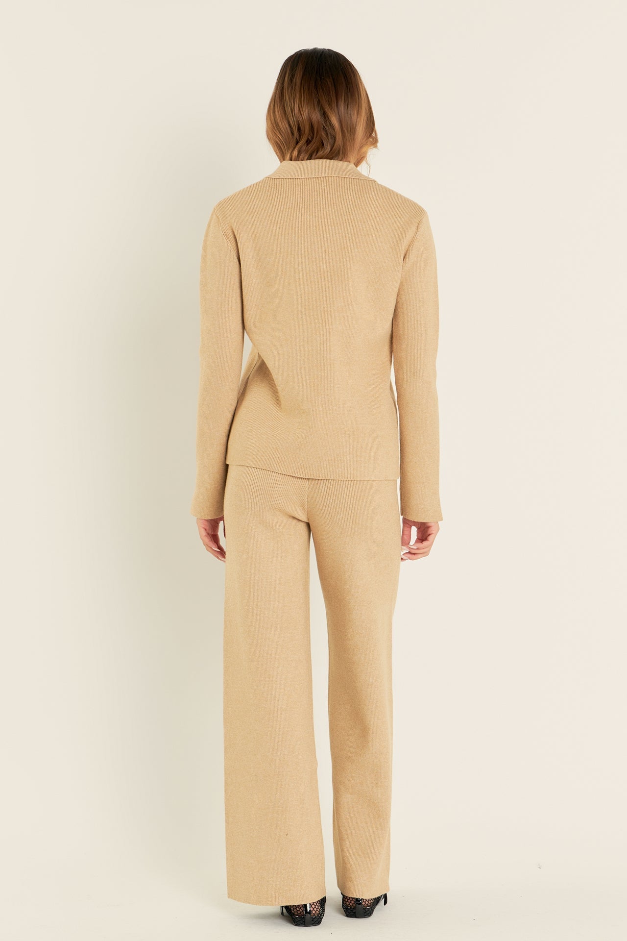 ENGLISH FACTORY - Collared Knit Sweater - SWEATERS & KNITS available at Objectrare