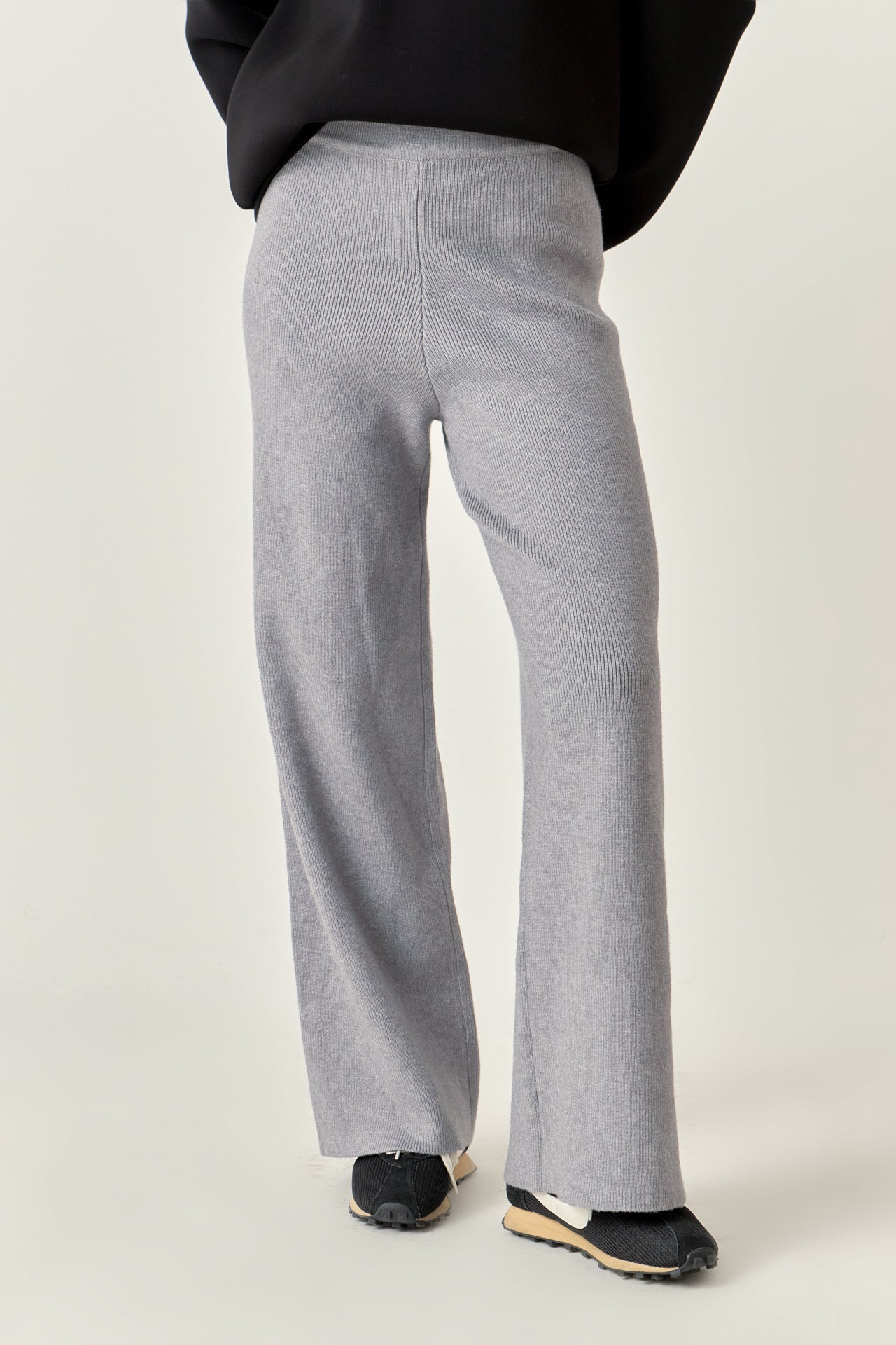 ENGLISH FACTORY - Knit Wide Pants - PANTS available at Objectrare