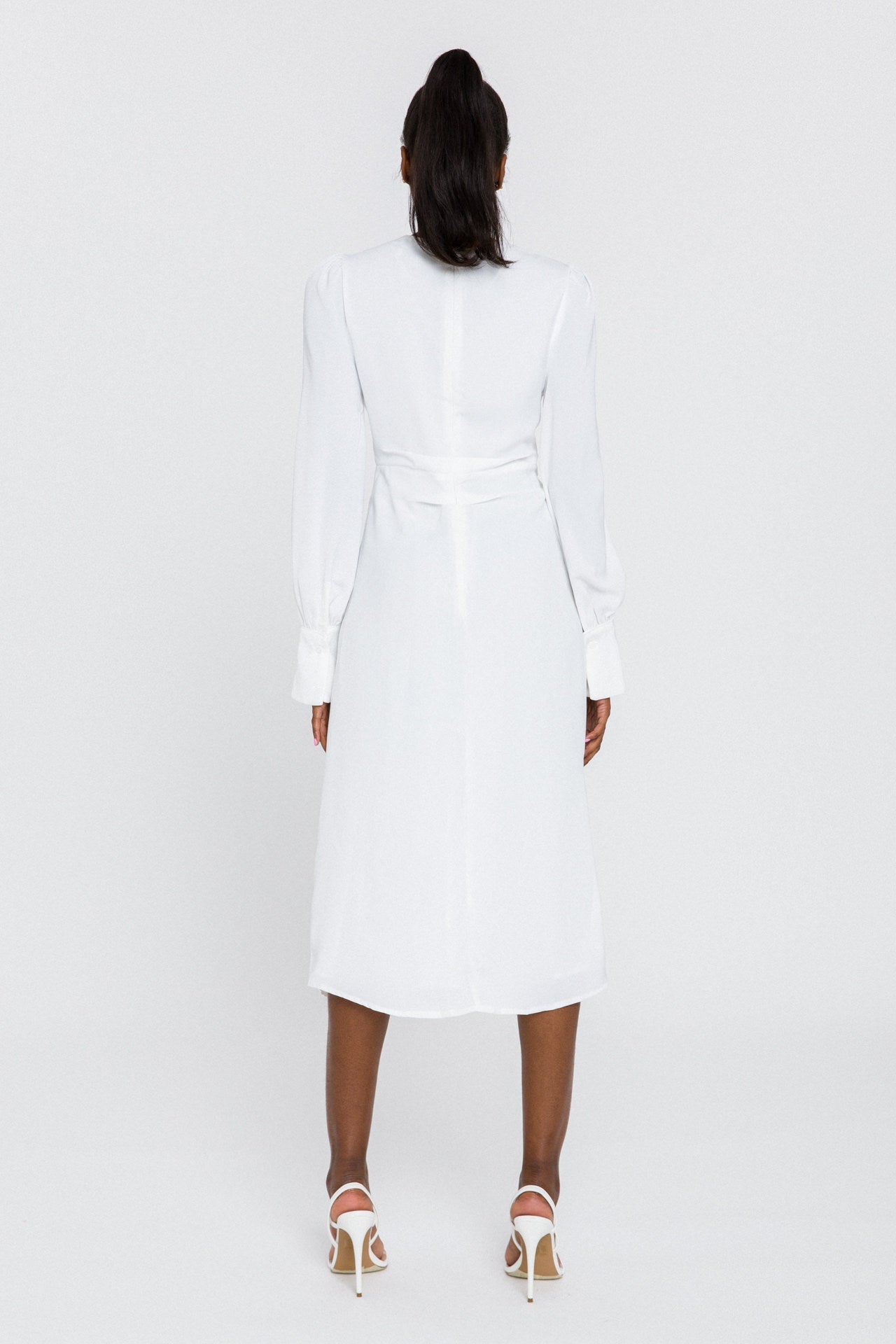 ENDLESS ROSE - Twist Front Midi Dress - DRESSES available at Objectrare