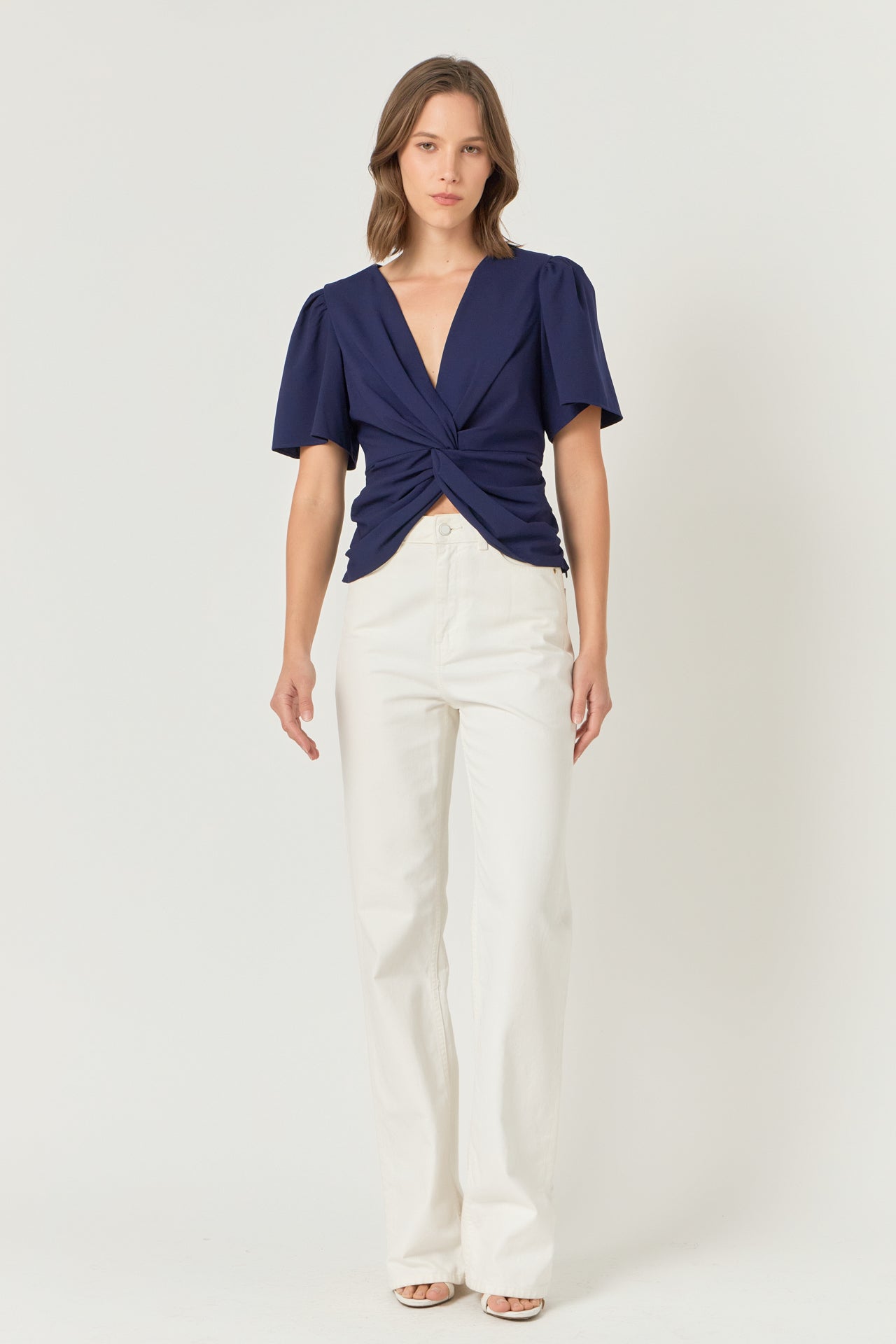 ENDLESS ROSE - Solid Knotted Top - TOPS available at Objectrare