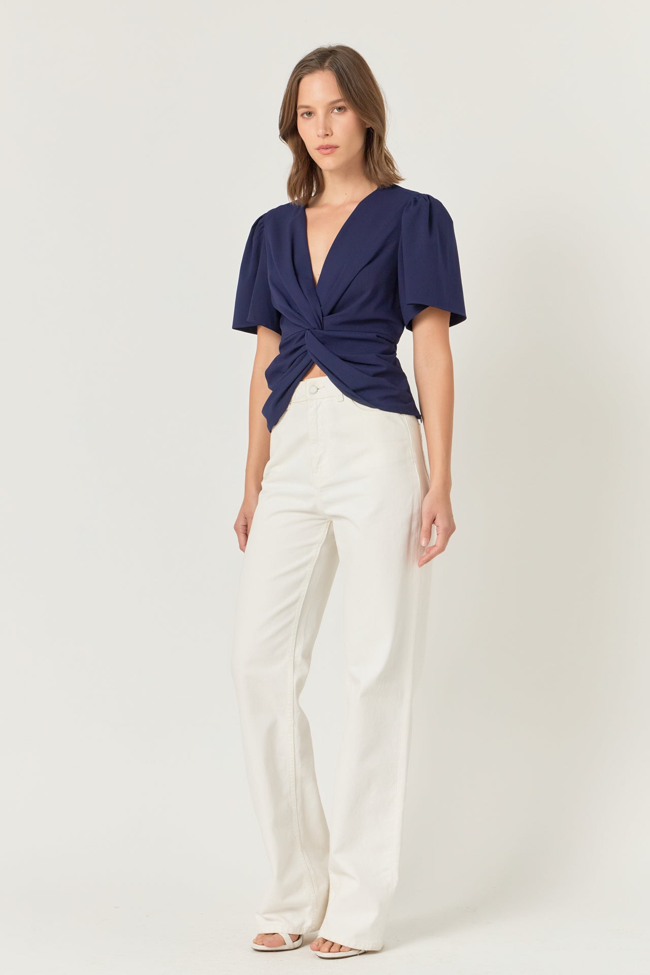 ENDLESS ROSE - Solid Knotted Top - TOPS available at Objectrare
