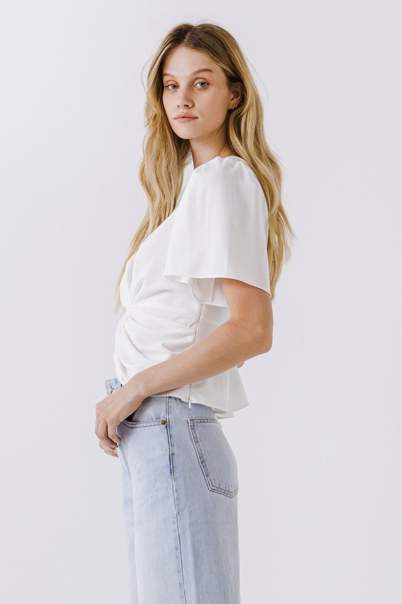 ENDLESS ROSE - Solid Knotted Top - TOPS available at Objectrare
