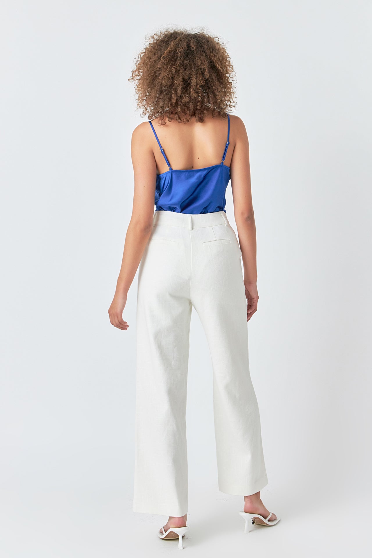 ENDLESS ROSE - Satin Cowl Neck Top - TOPS available at Objectrare