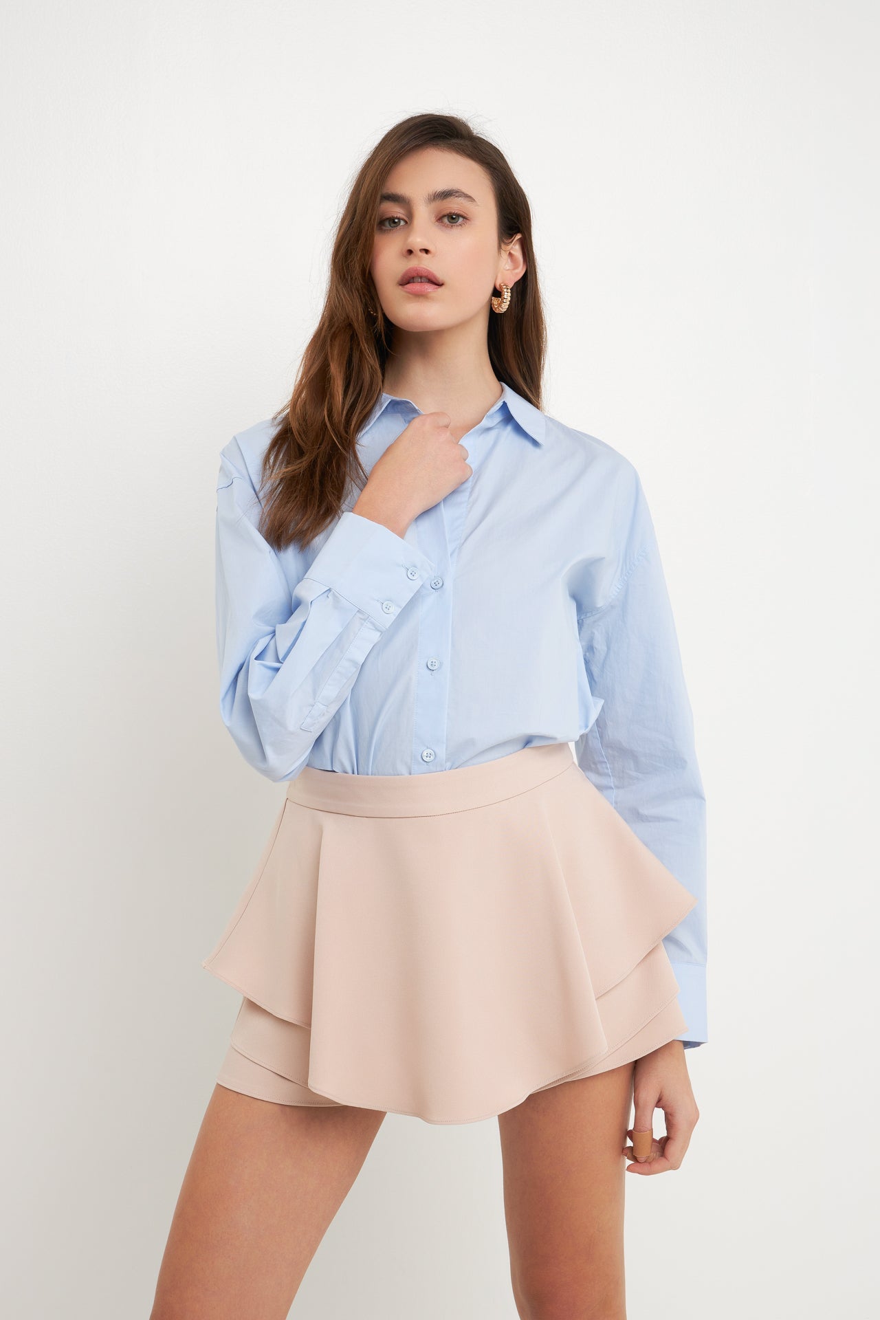 ENDLESS ROSE - Ruffled Skort - SKORTS available at Objectrare