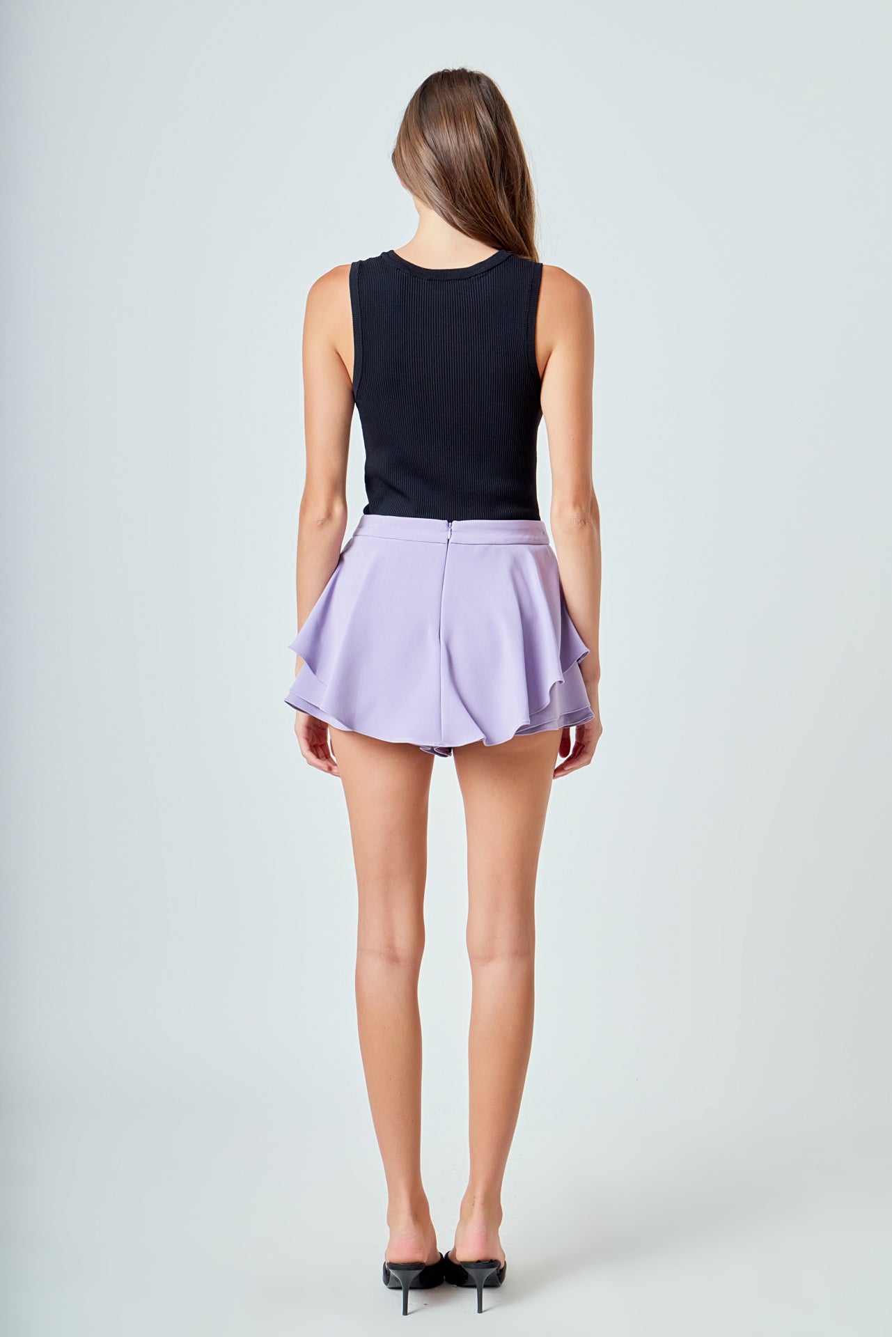 ENDLESS ROSE - Ruffled Skort - SKORTS available at Objectrare