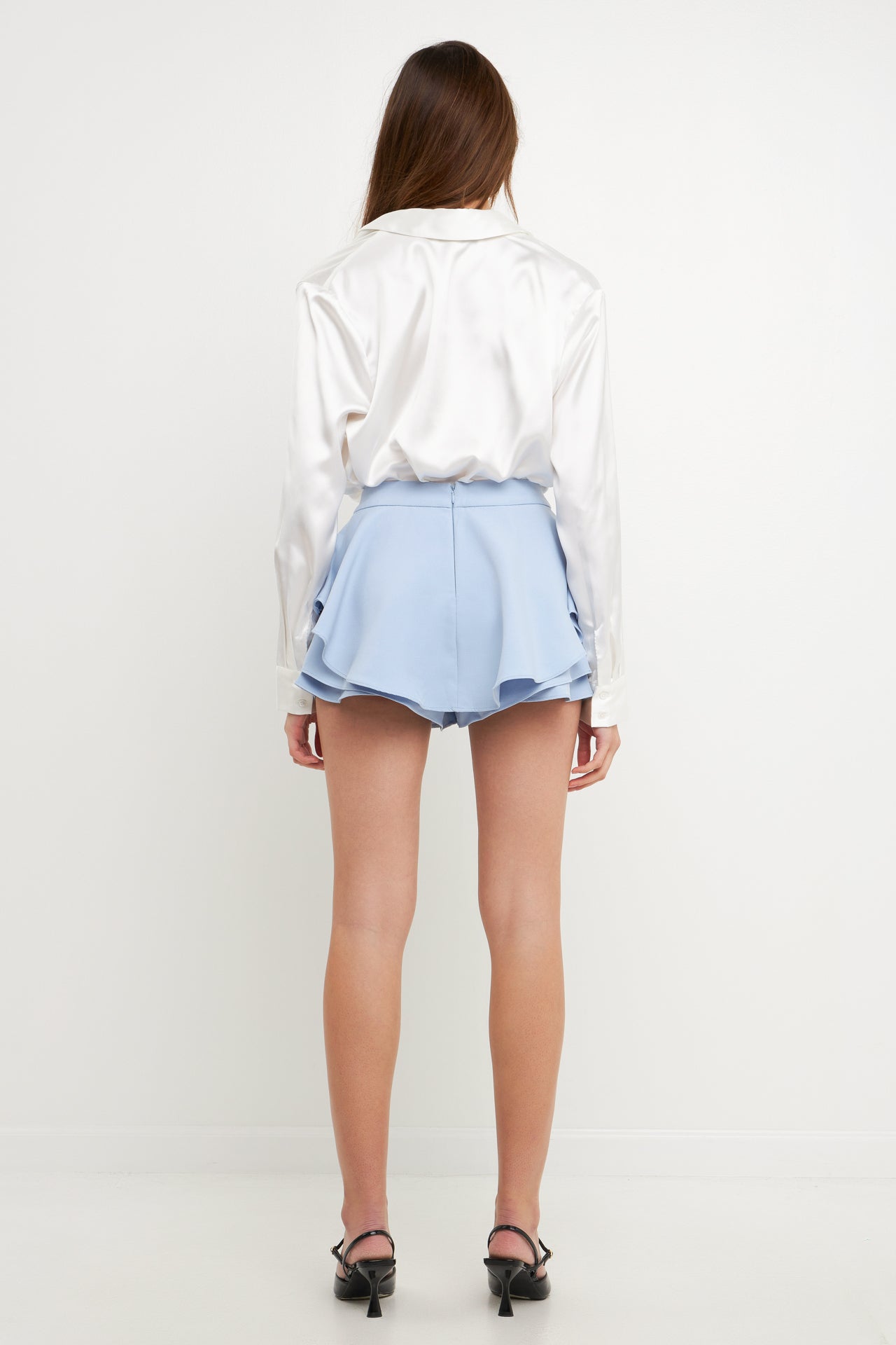 ENDLESS ROSE - Ruffled Skort - SKORTS available at Objectrare