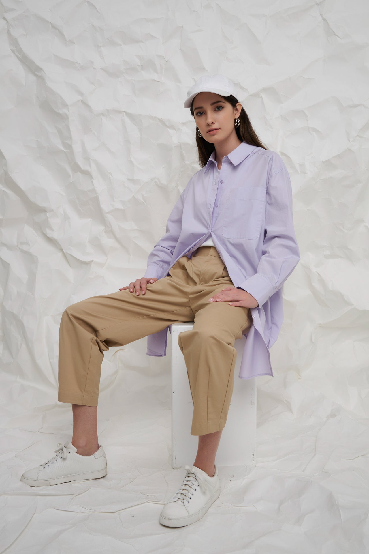 ENGLISH FACTORY - High Waist Pleated Trouser - PANTS available at Objectrare
