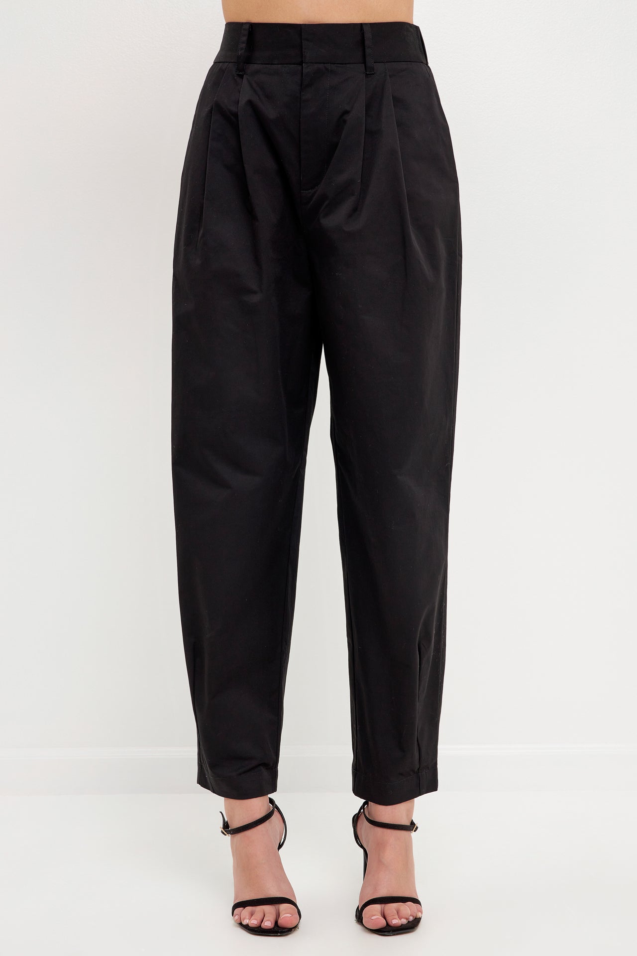 ENGLISH FACTORY - High Waist Pleated Trouser - PANTS available at Objectrare
