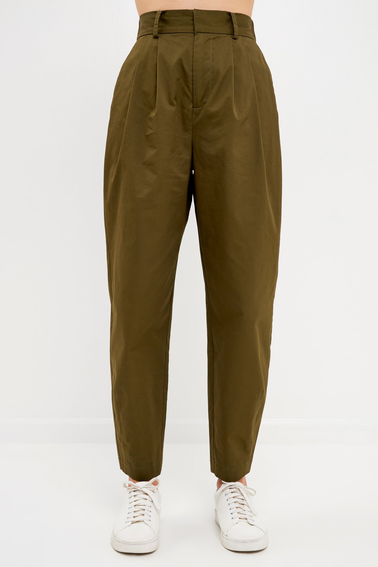ENGLISH FACTORY - High Waist Pleated Trouser - PANTS available at Objectrare