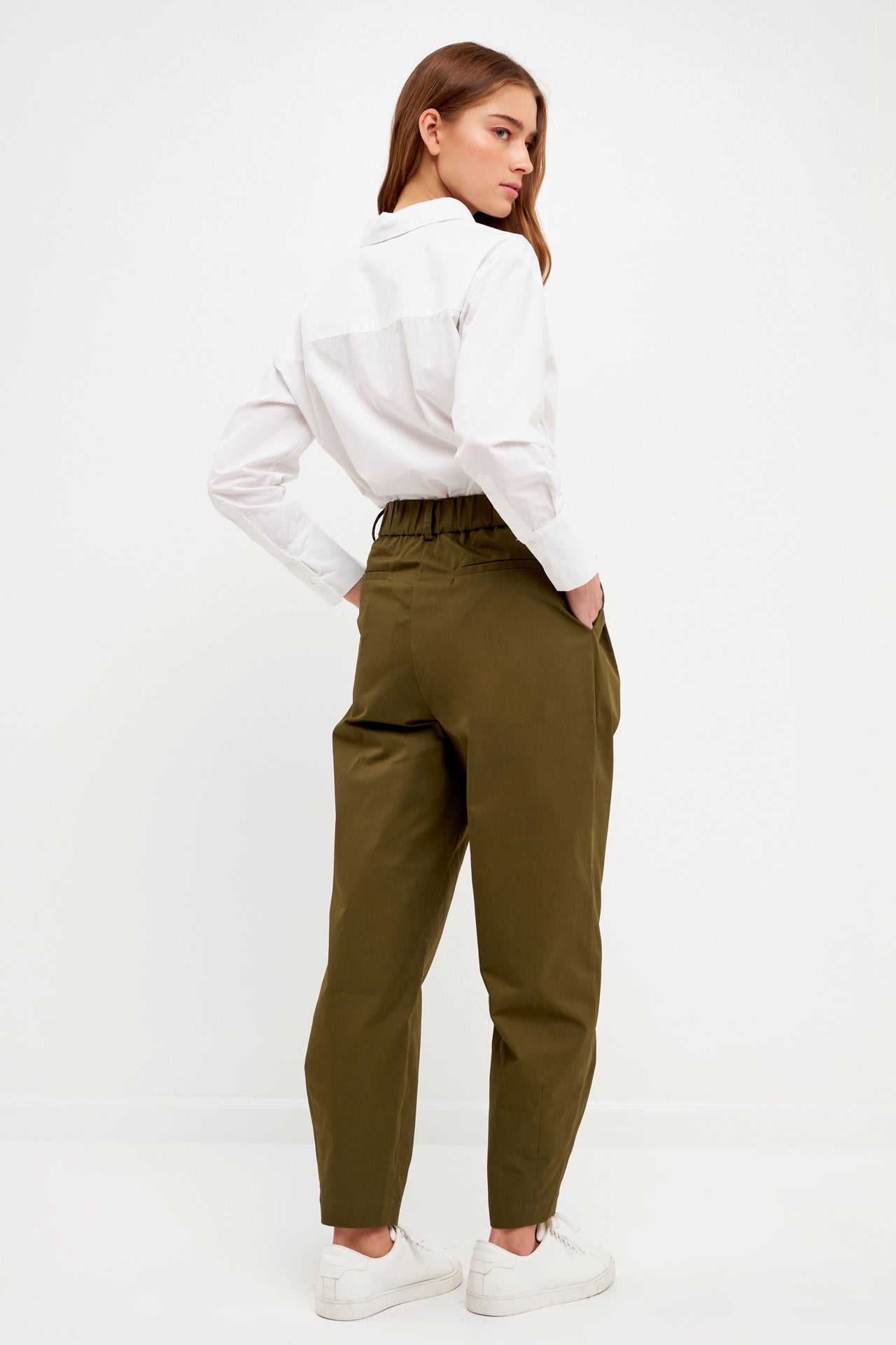 ENGLISH FACTORY - High Waist Pleated Trouser - PANTS available at Objectrare