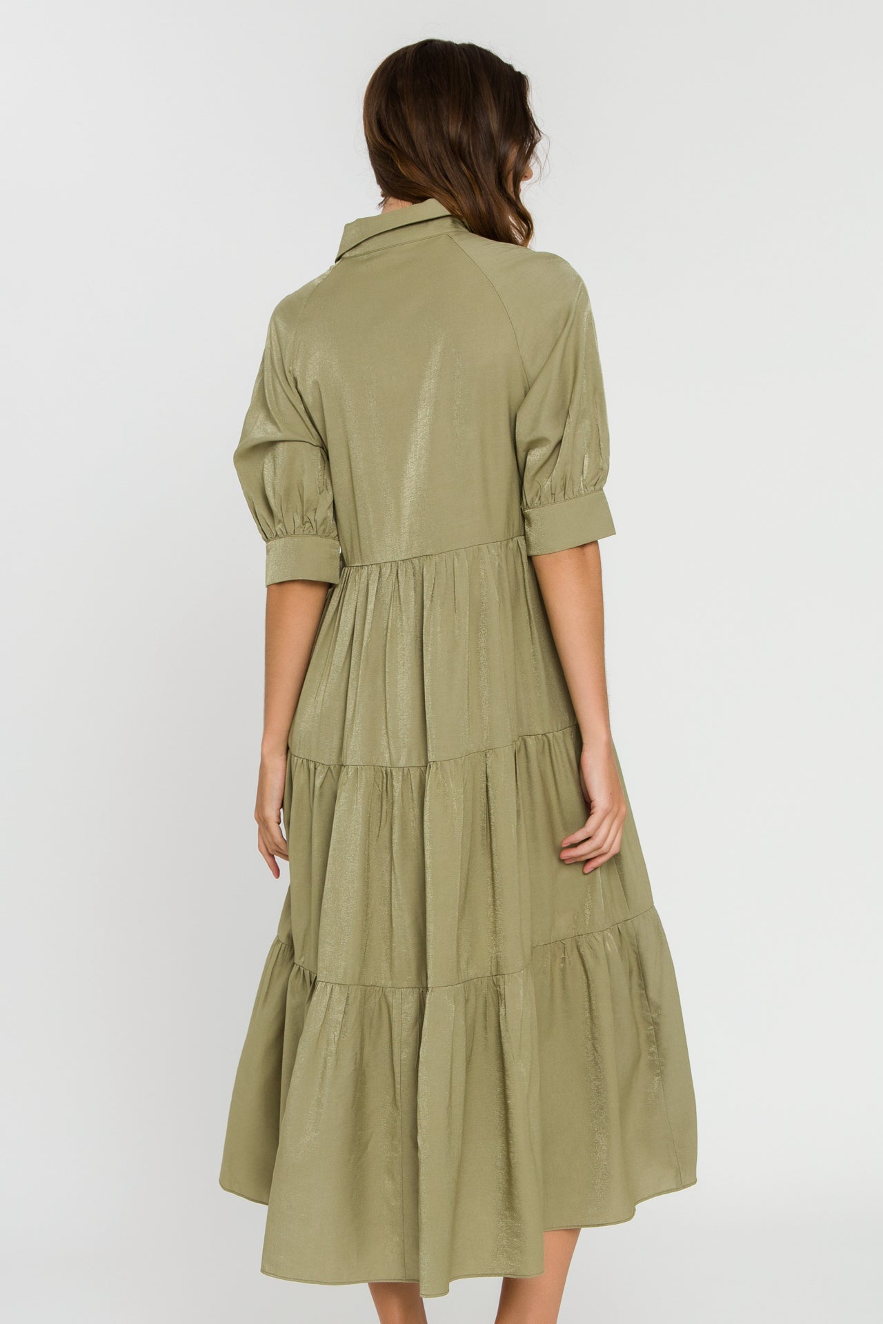 LA'VEN - Voluminous Shirt Dress - DRESSES available at Objectrare