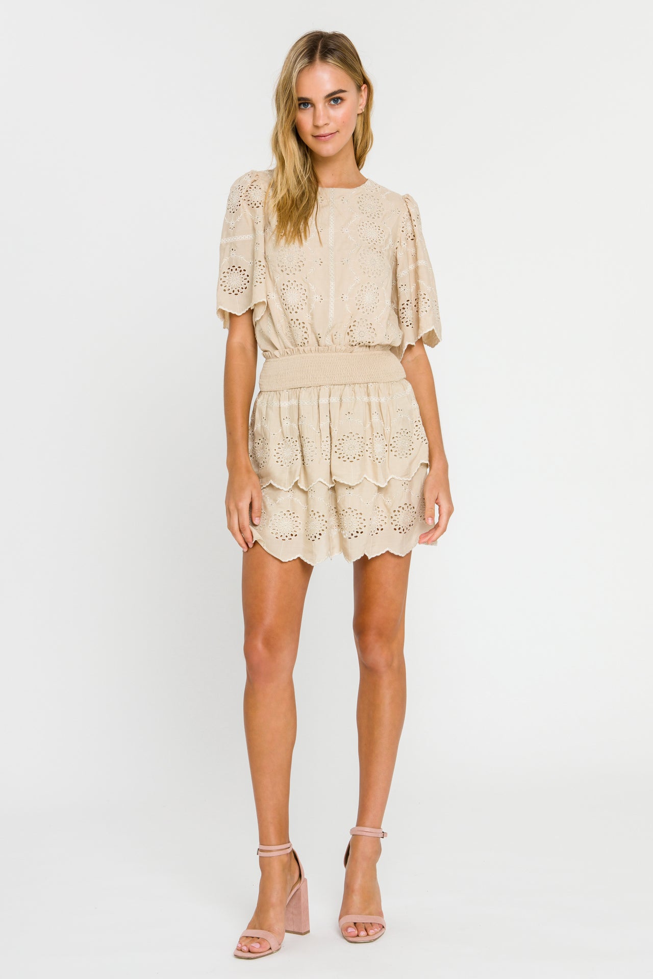 FREE THE ROSES - Embroidered Mini Skirt - SKIRTS available at Objectrare